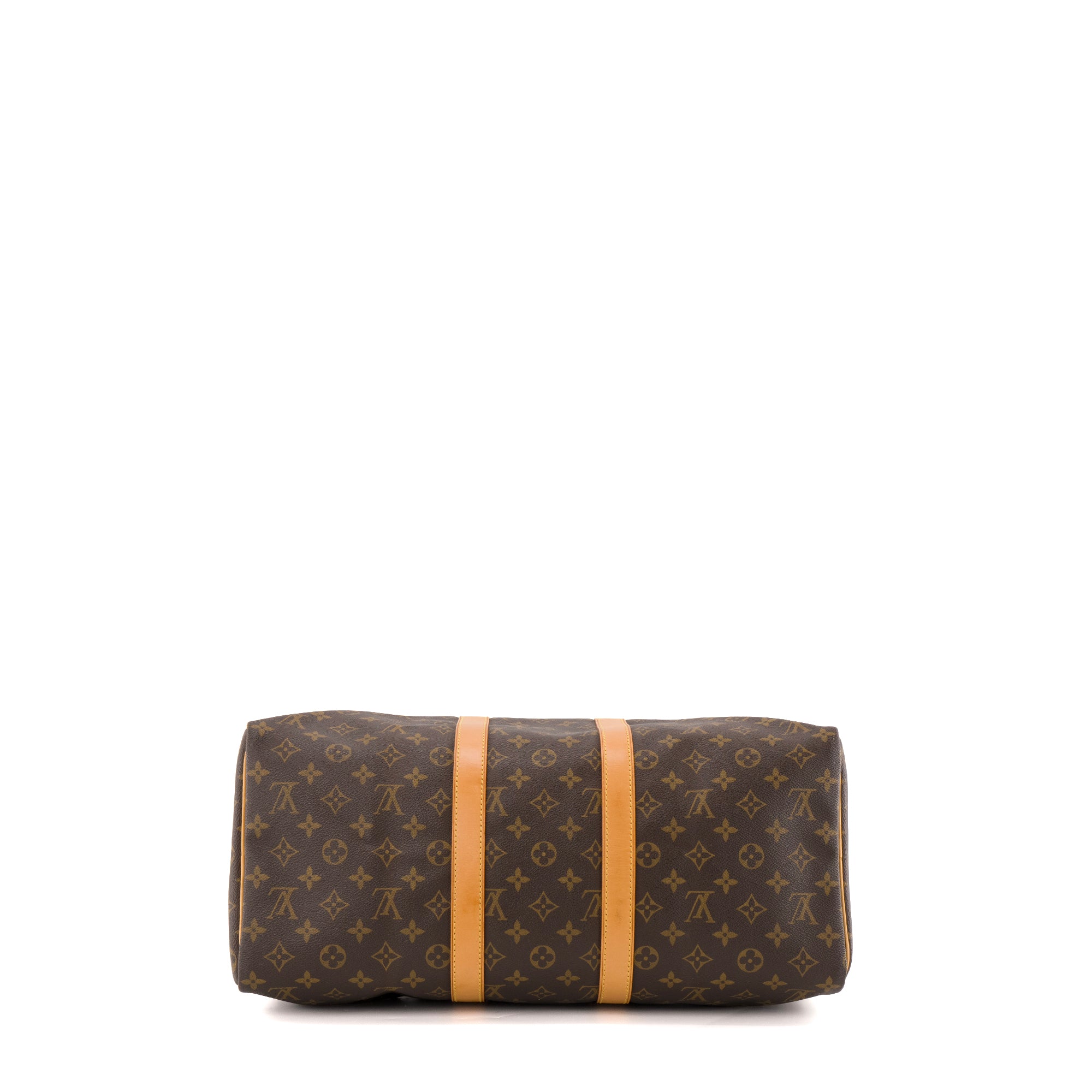 LOUIS VUITTON - Sac de voyage Keepall 45 Louis Vuitton en toile enduite monogrammée vintage