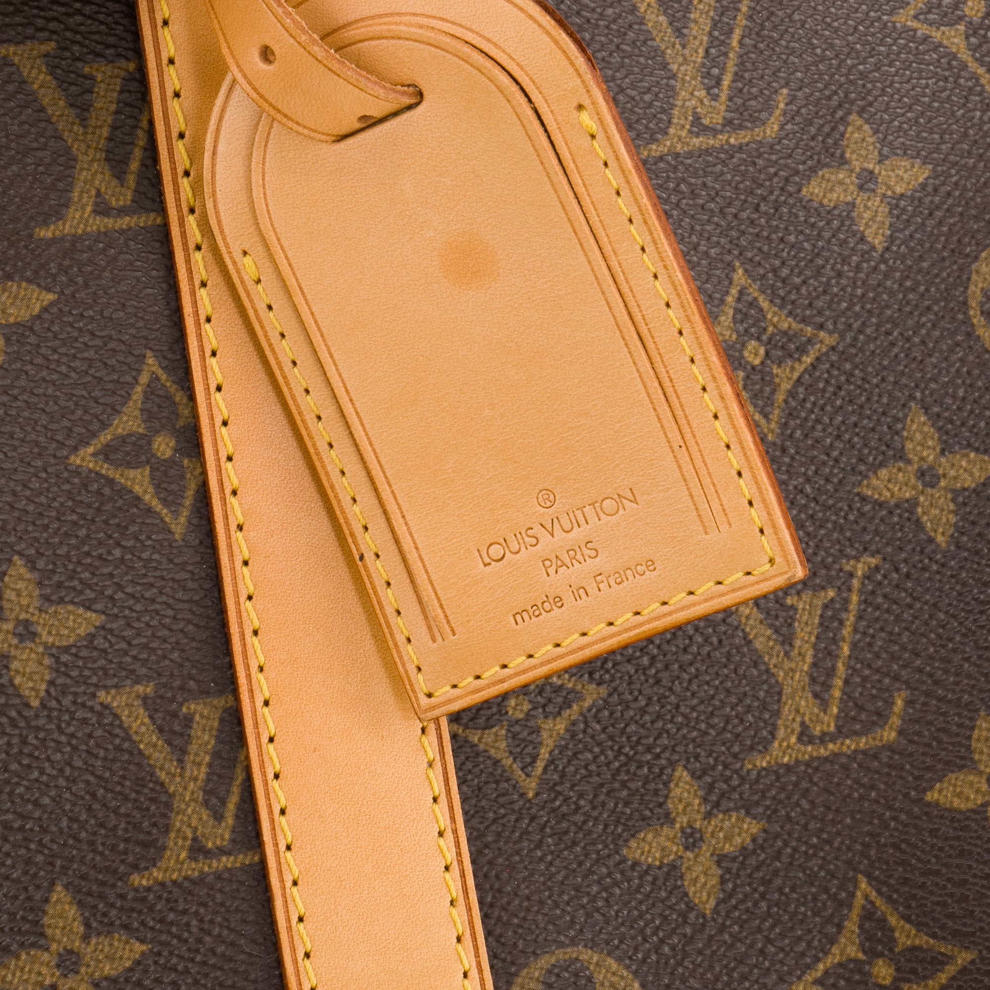 LOUIS VUITTON - Sac de voyage Keepall 45 Louis Vuitton en toile enduite monogrammée vintage