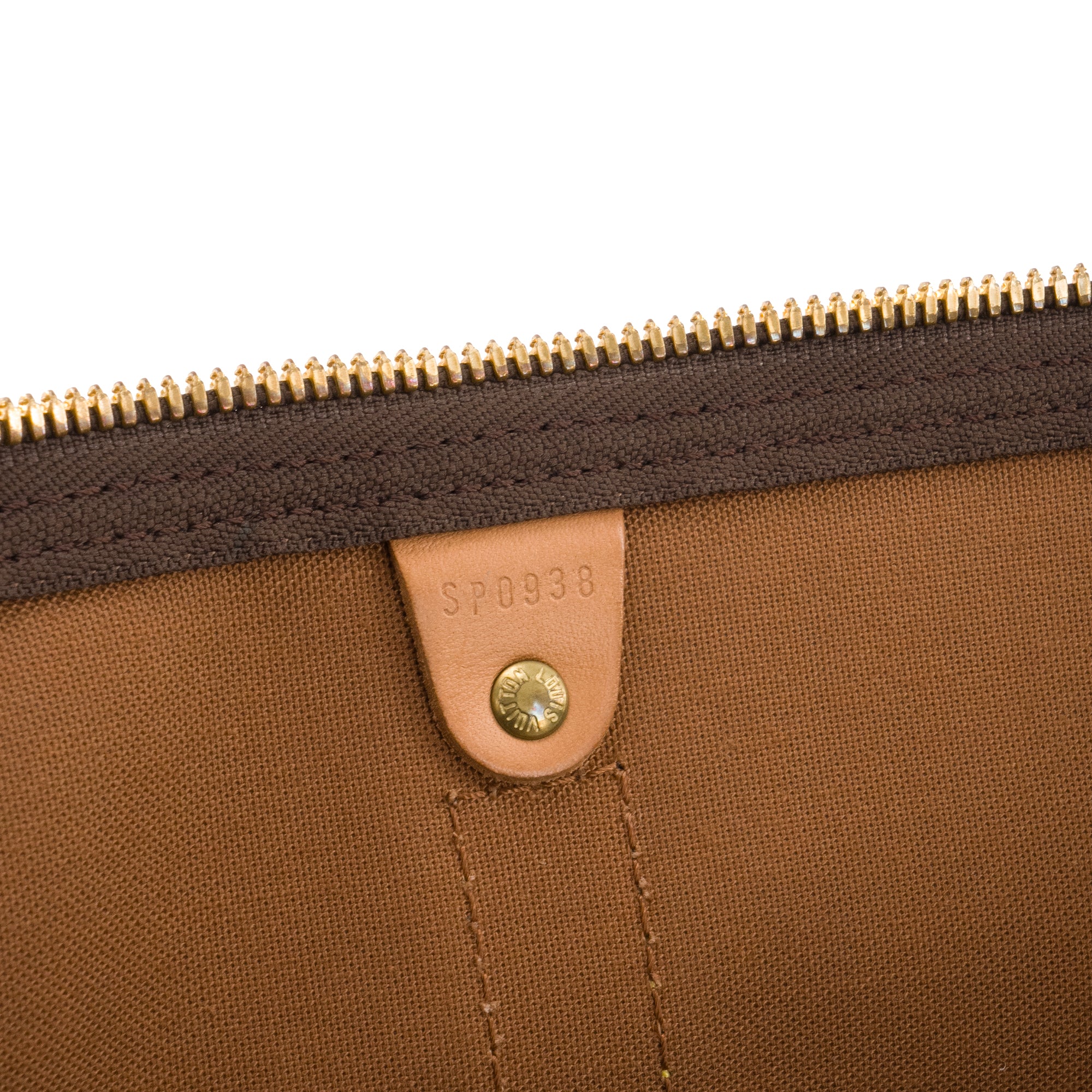 LOUIS VUITTON - Sac de voyage Keepall 45 Louis Vuitton en toile enduite monogrammée vintage