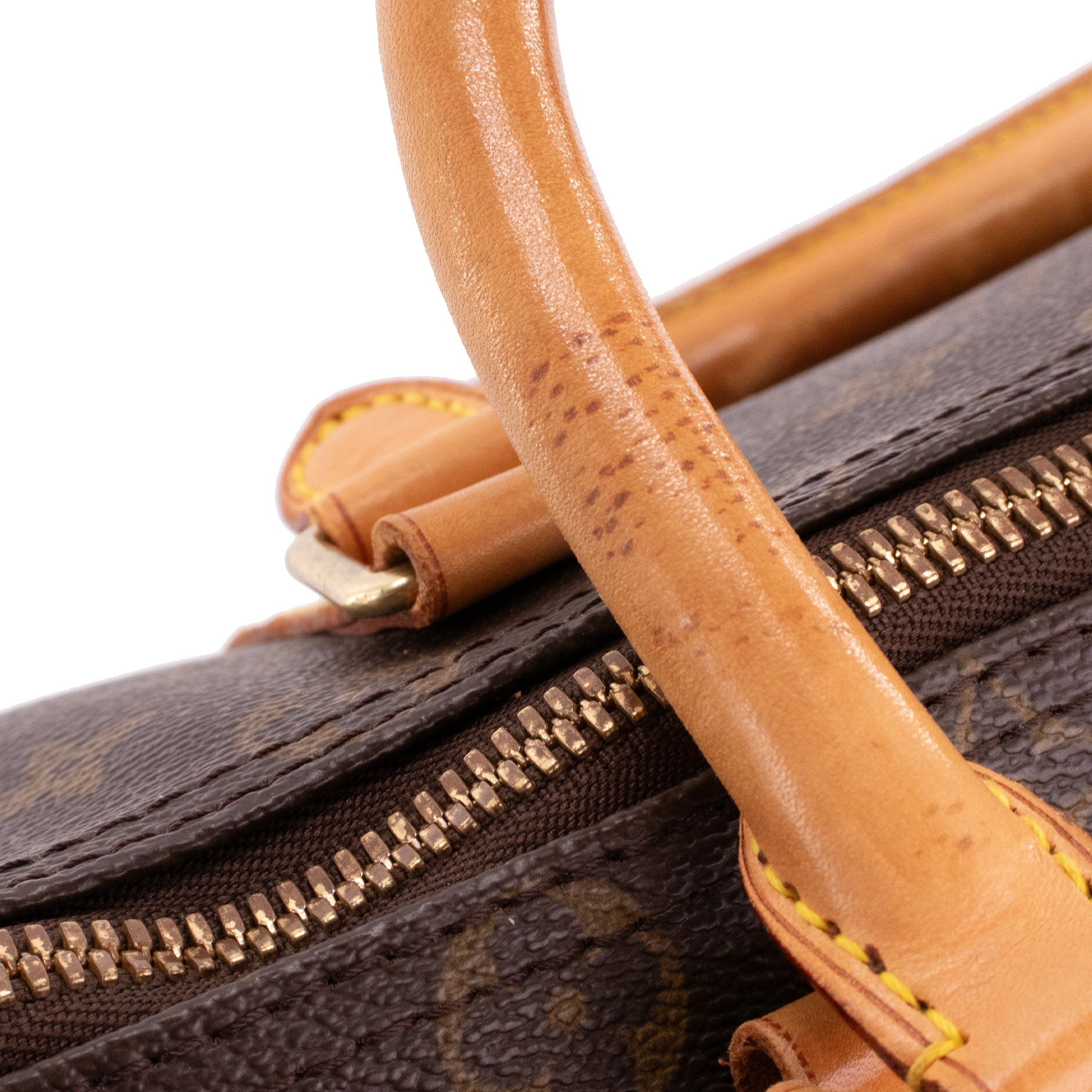 LOUIS VUITTON - Sac de voyage Keepall 45 Louis Vuitton en toile enduite monogrammée vintage