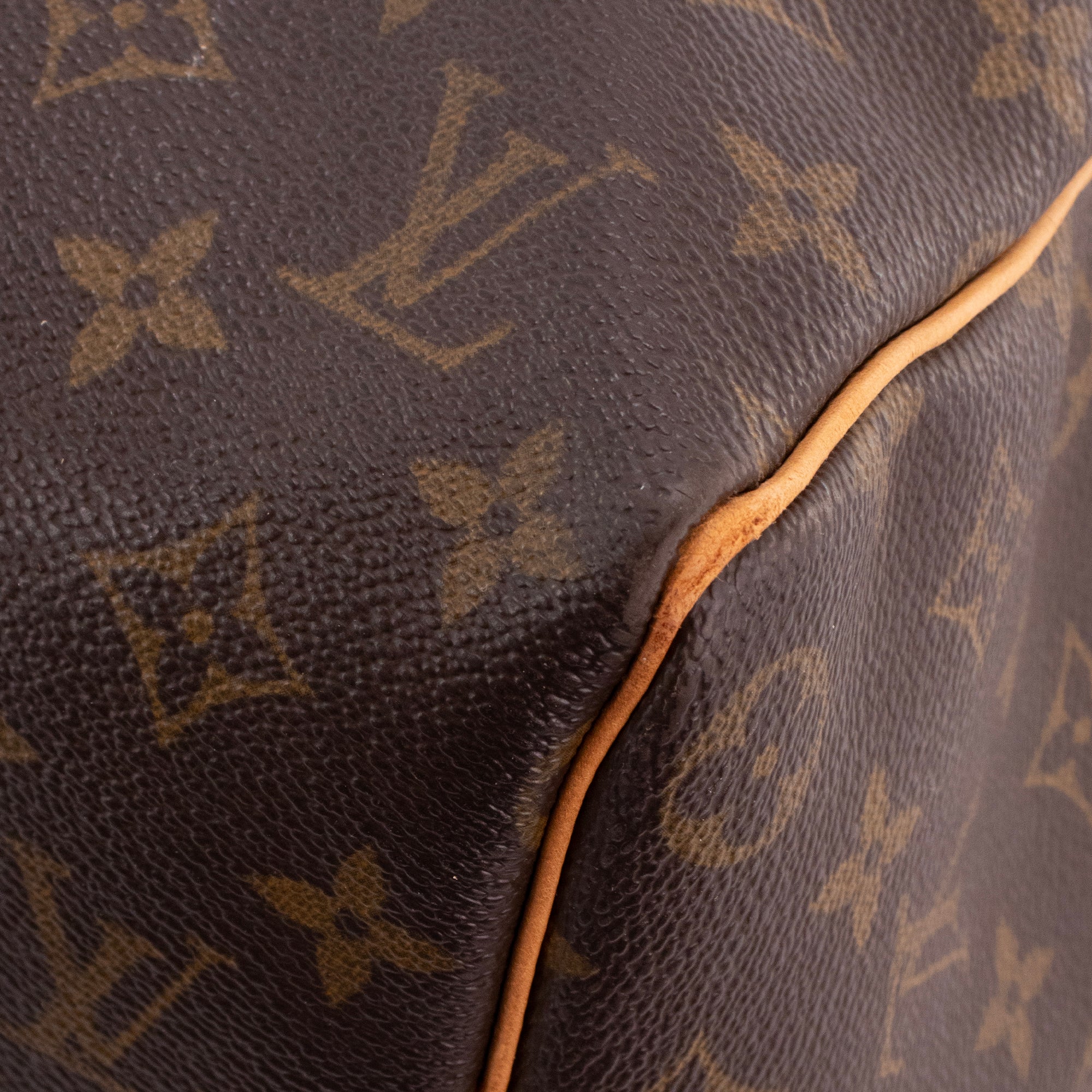 LOUIS VUITTON - Sac de voyage Keepall 45 Louis Vuitton en toile enduite monogrammée vintage