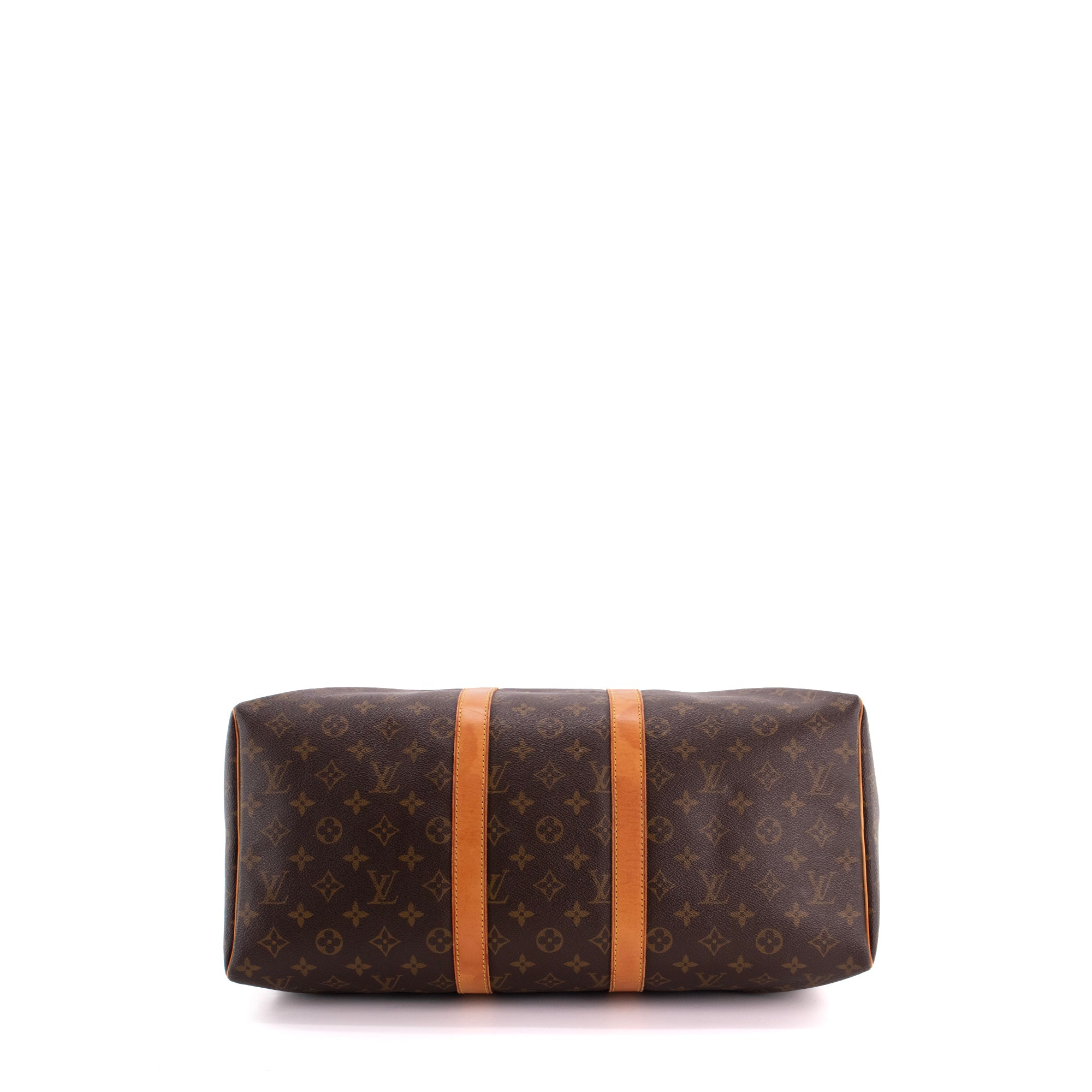 LOUIS VUITTON - Sac de voyage Keepall 45 Louis Vuitton en toile enduite monogrammée vintage