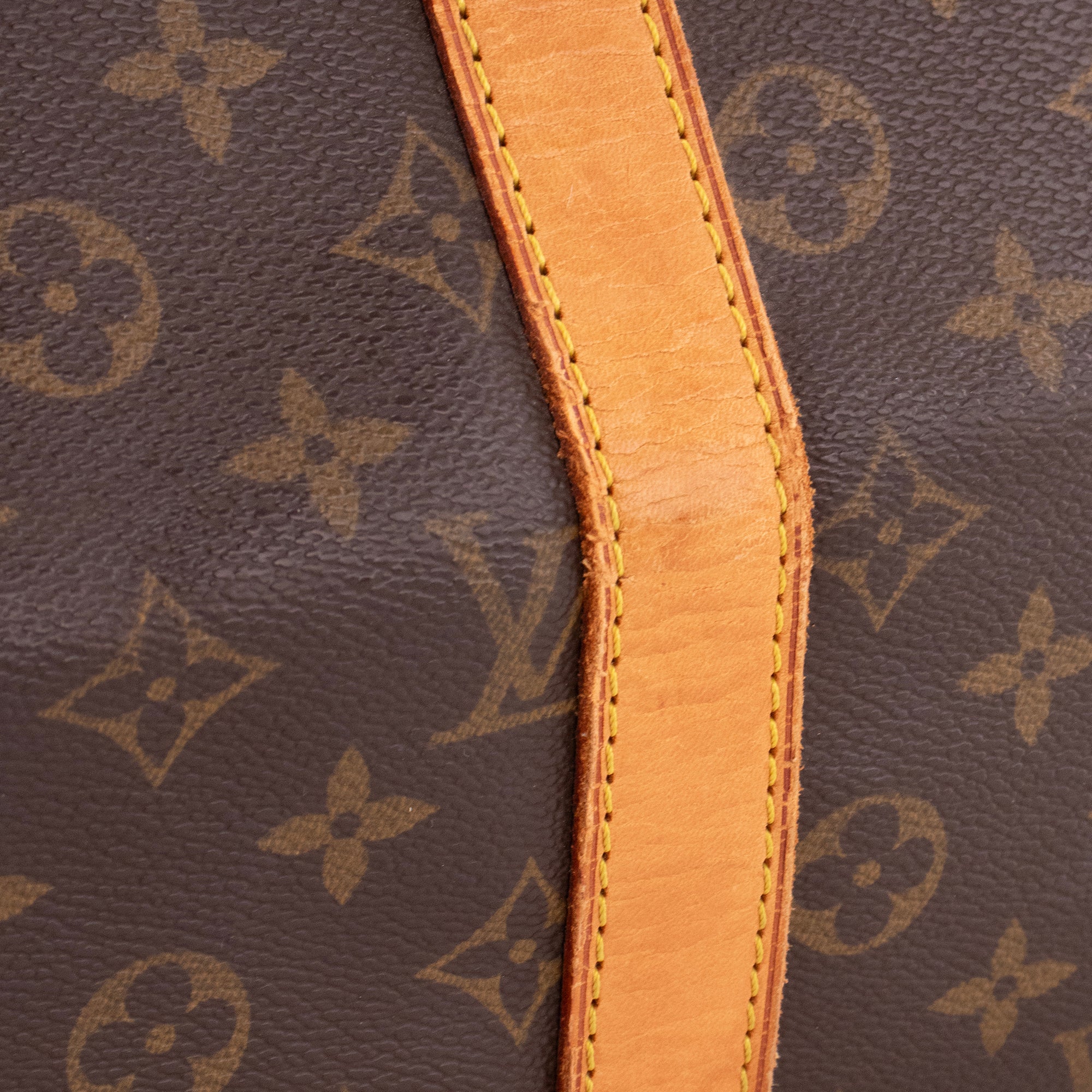 LOUIS VUITTON - Sac de voyage Keepall 45 Louis Vuitton en toile enduite monogrammée vintage