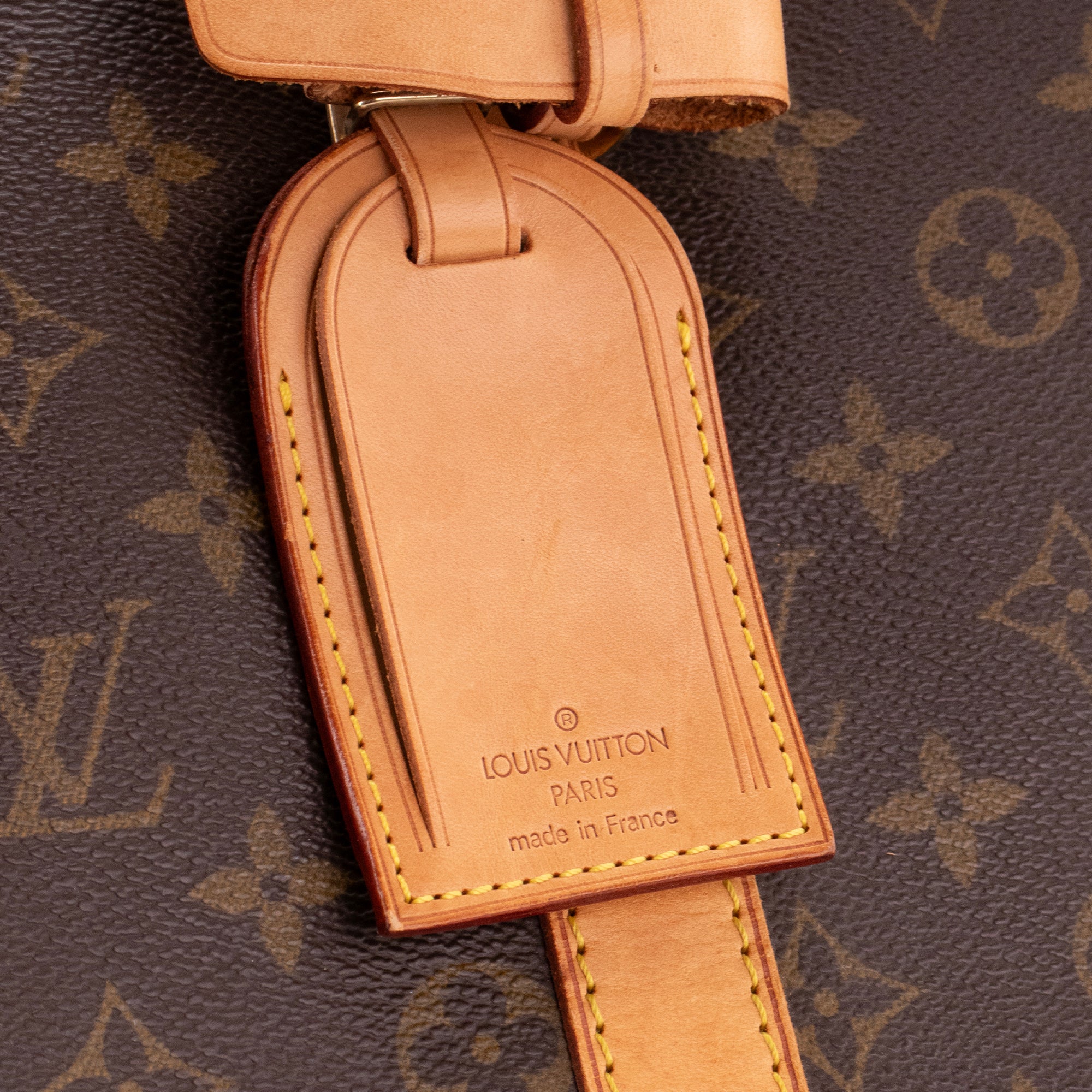 LOUIS VUITTON - Sac de voyage Keepall 45 Louis Vuitton en toile enduite monogrammée vintage