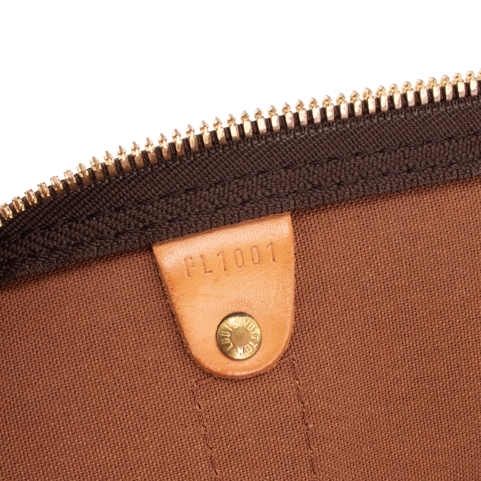 LOUIS VUITTON - Sac de voyage Keepall 45 Louis Vuitton en toile enduite monogrammée vintage