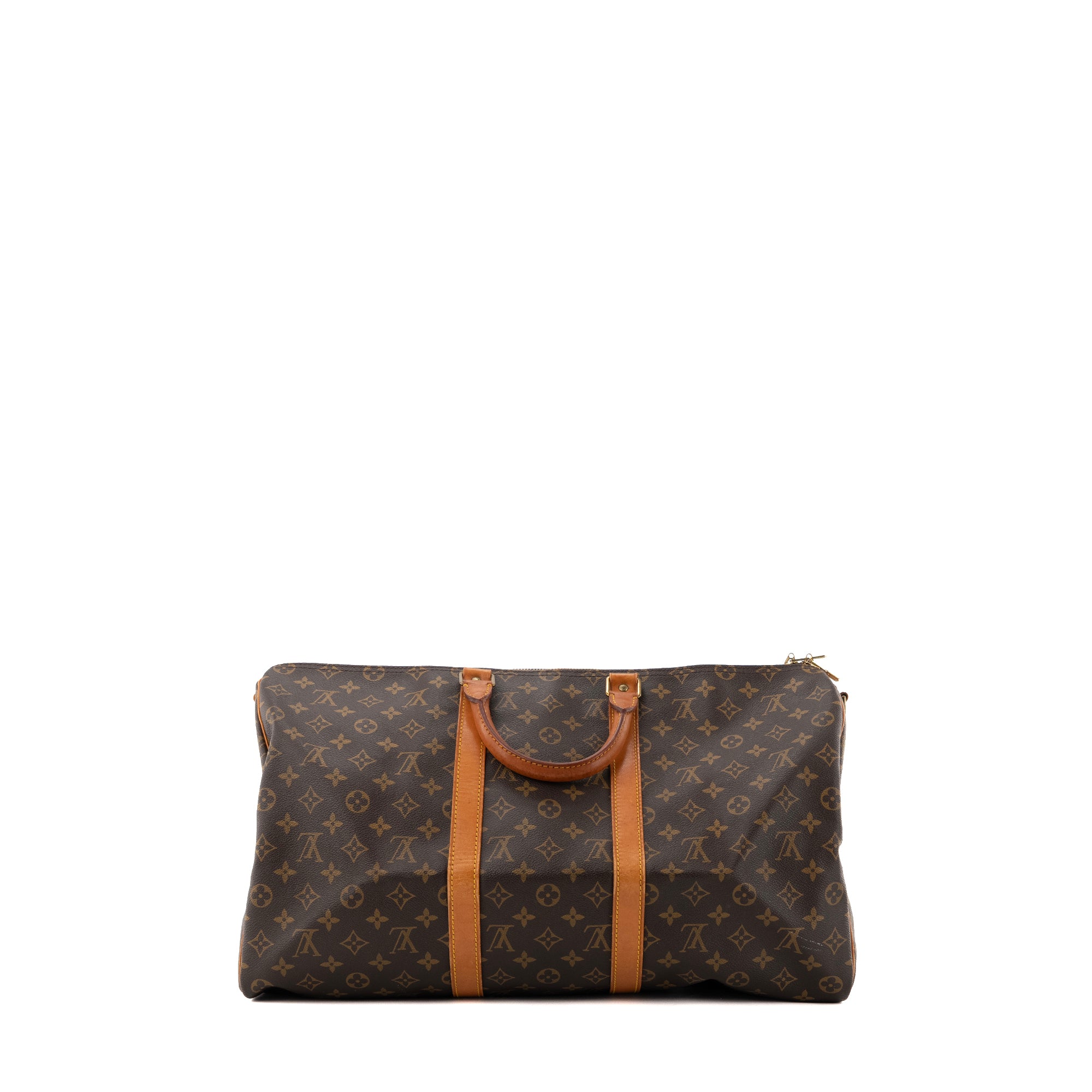 LOUIS VUITTON - Sac de voyage Keepall 50 Louis Vuitton en toile enduite monogrammée vintage