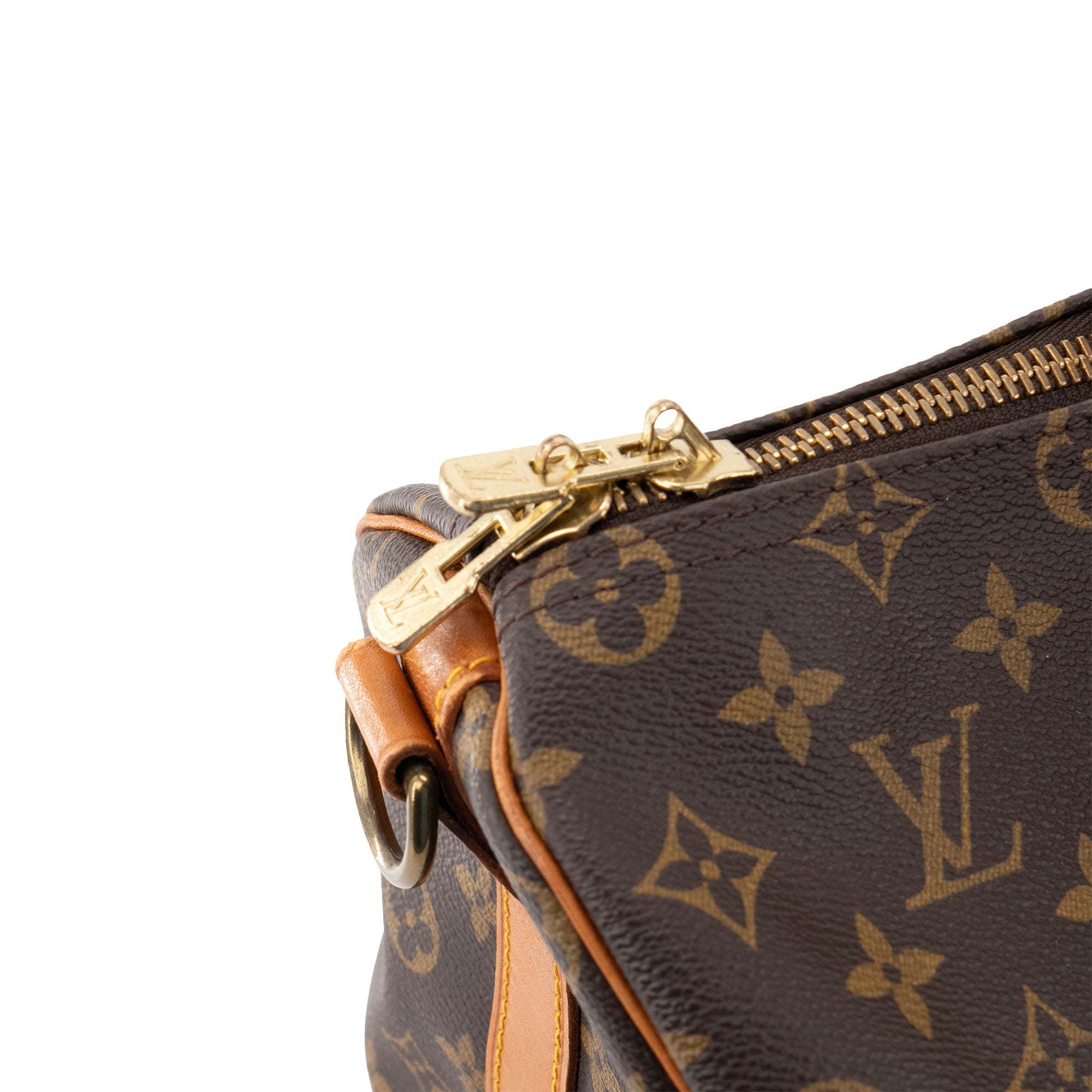 LOUIS VUITTON - Sac de voyage Keepall 50 Louis Vuitton en toile enduite monogrammée vintage