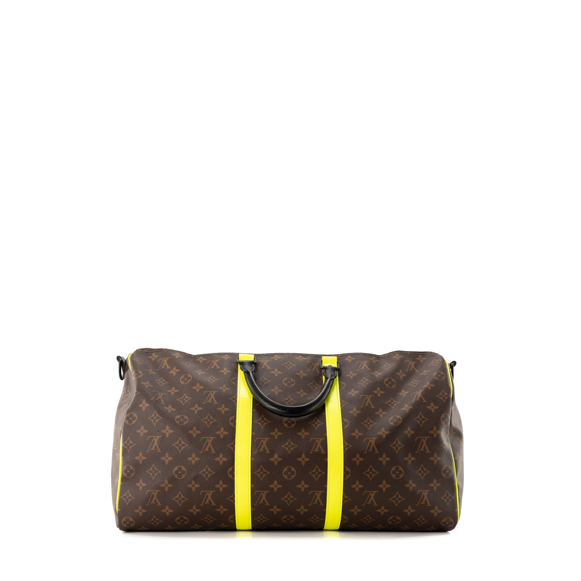 LOUIS VUITTON - Sac de voyage Keepall 50 Louis Vuitton en toile monogrammée marron