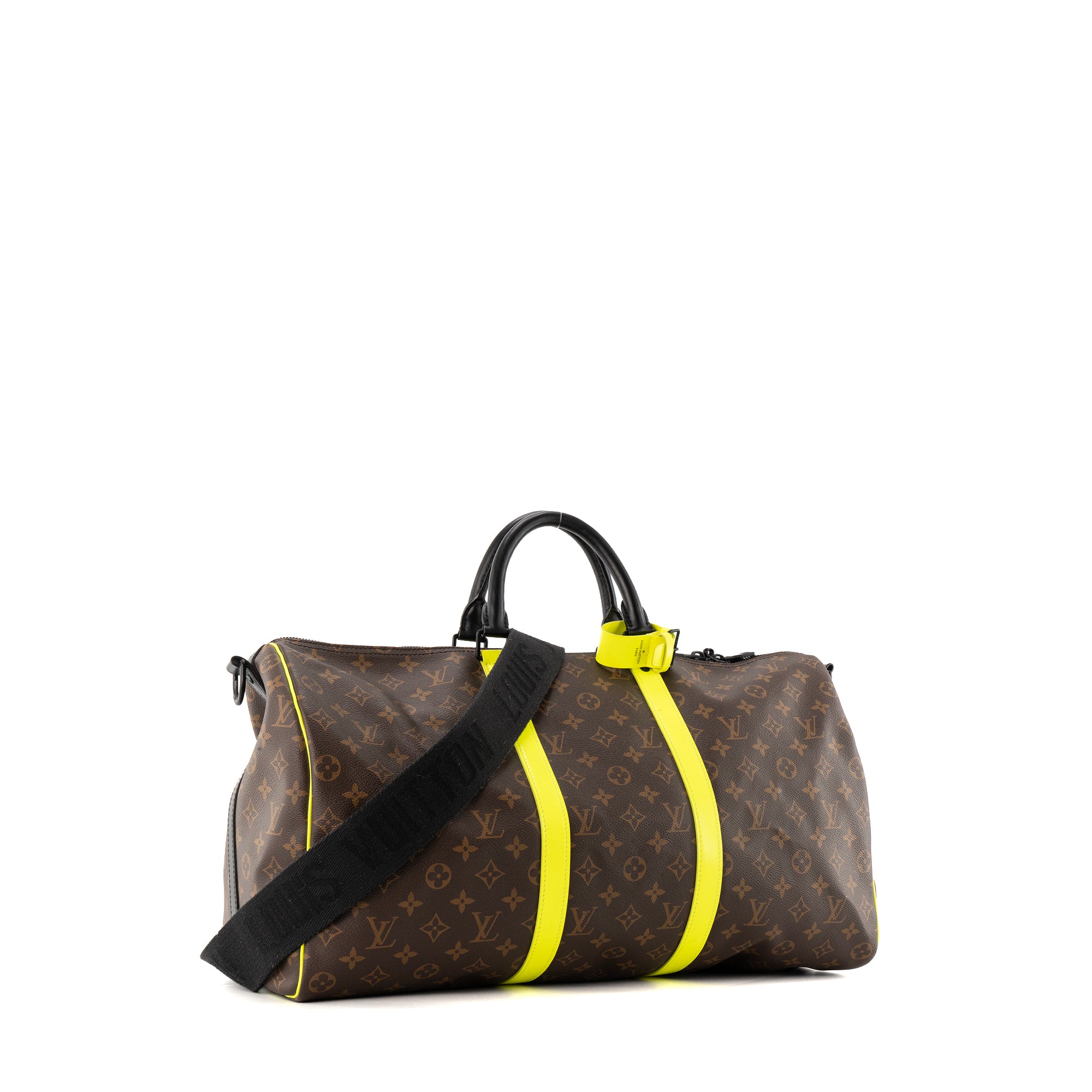 LOUIS VUITTON - Sac de voyage Keepall 50 Louis Vuitton en toile monogrammée marron