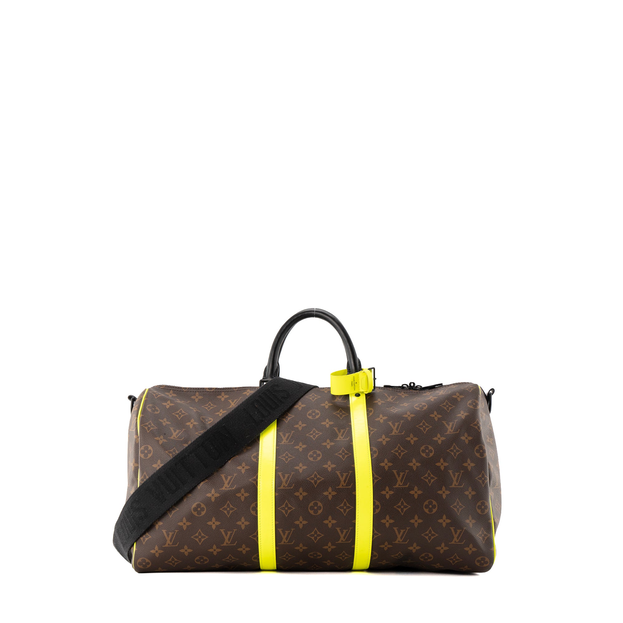 LOUIS VUITTON - Sac de voyage Keepall 50 Louis Vuitton en toile monogrammée marron