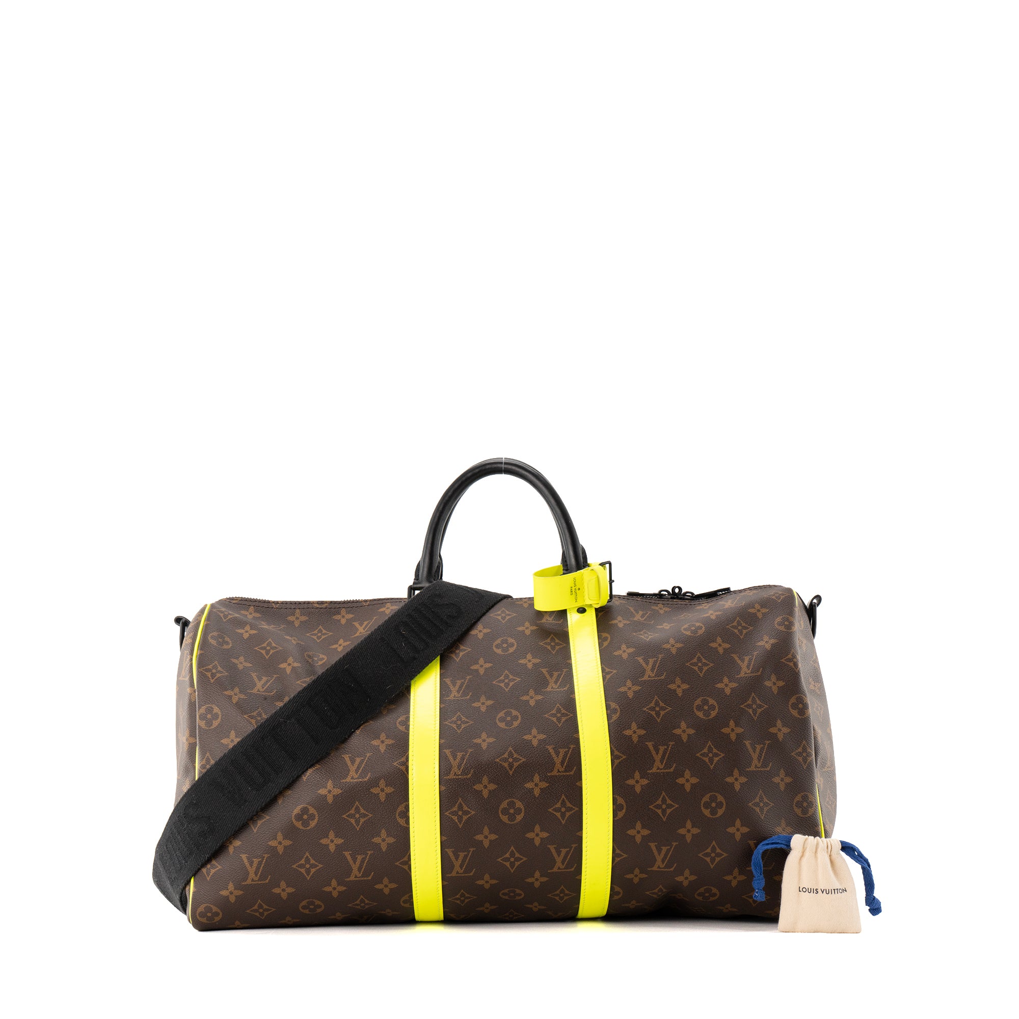 LOUIS VUITTON - Sac de voyage Keepall 50 Louis Vuitton en toile monogrammée marron