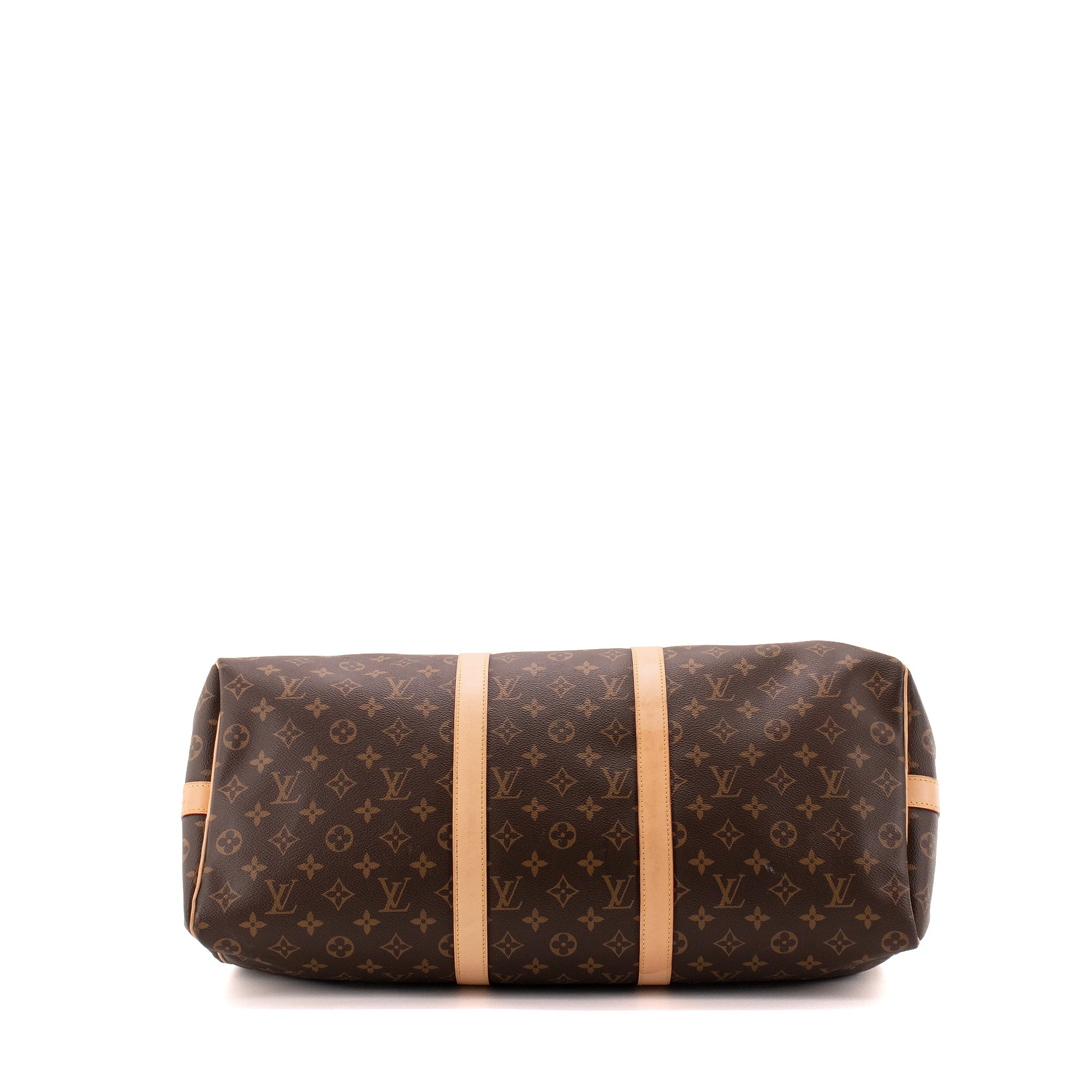 LOUIS VUITTON - Sac de voyage Keepall 50 Louis Vuitton en toile enduite monogrammée