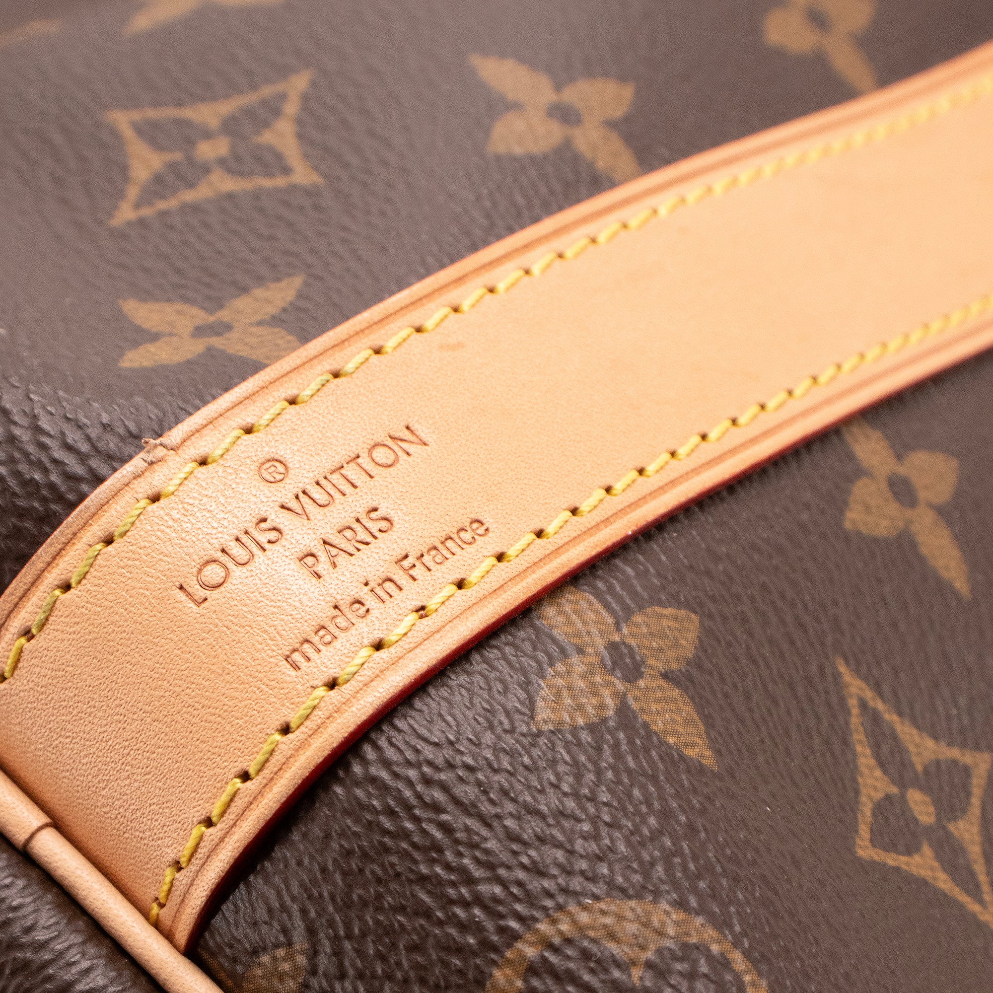 LOUIS VUITTON - Sac de voyage Keepall 50 Louis Vuitton en toile enduite monogrammée
