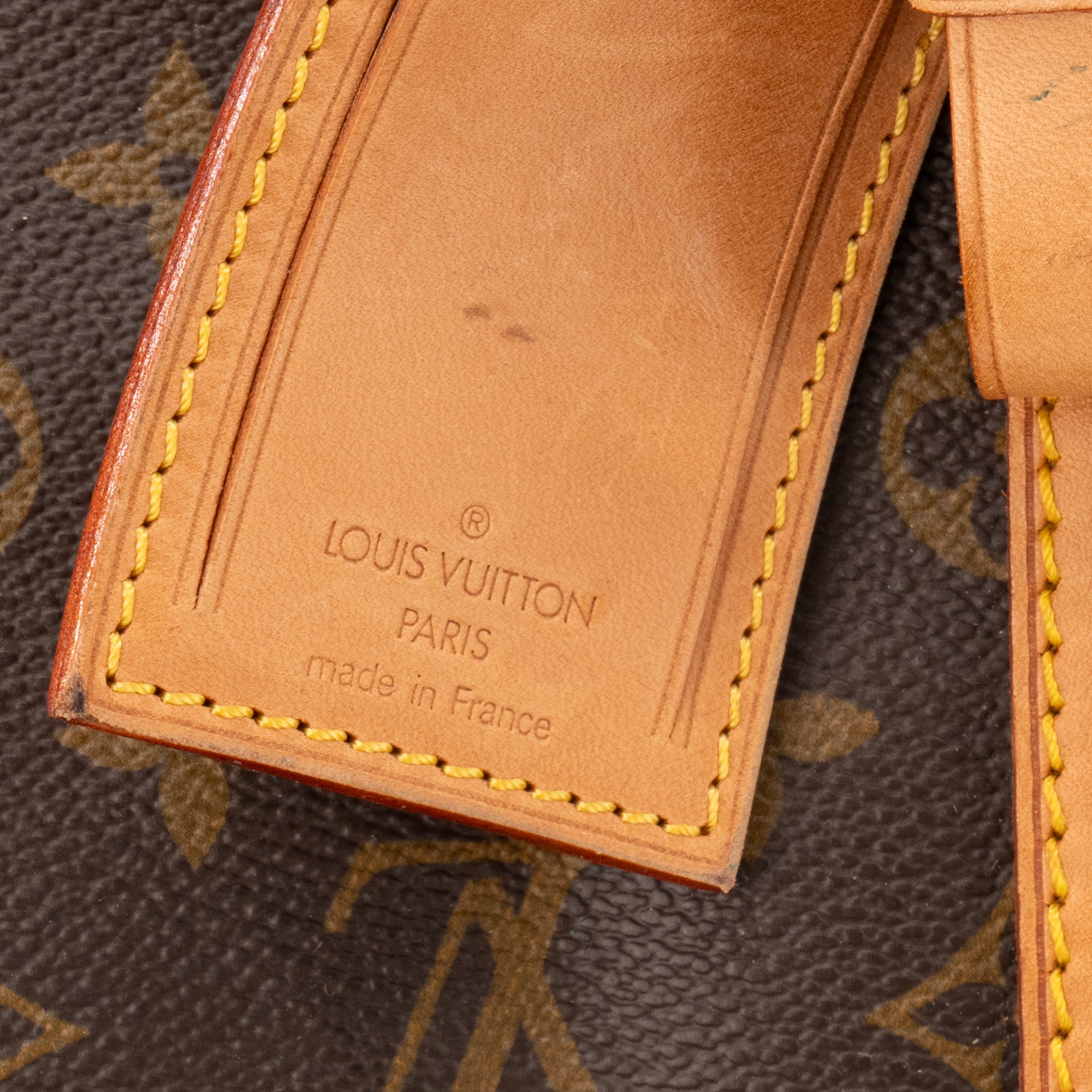 LOUIS VUITTON - Sac de voyage Keepall 50 Louis Vuitton en toile enduite monogrammée vintage