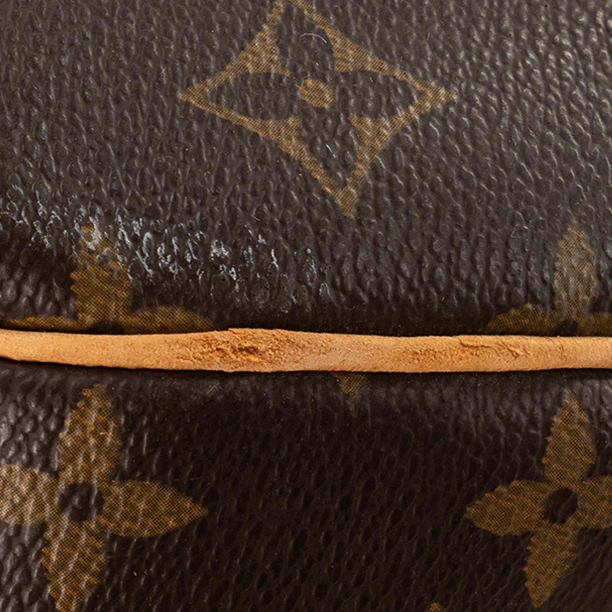 LOUIS VUITTON - Sac de voyage Keepall 50 Louis Vuitton en toile enduite monogrammée vintage