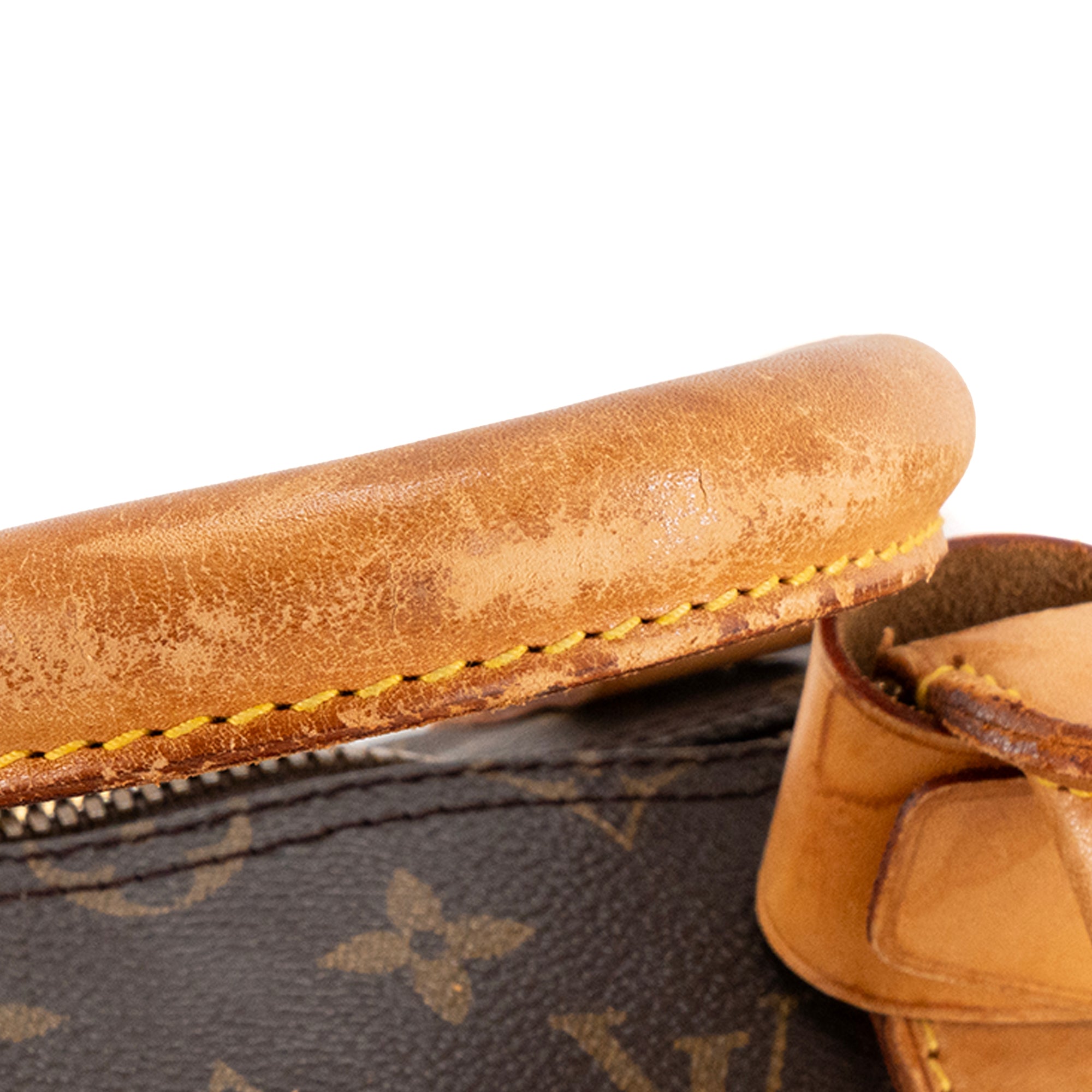 LOUIS VUITTON - Sac de voyage Keepall 50 Louis Vuitton en toile enduite monogrammée vintage