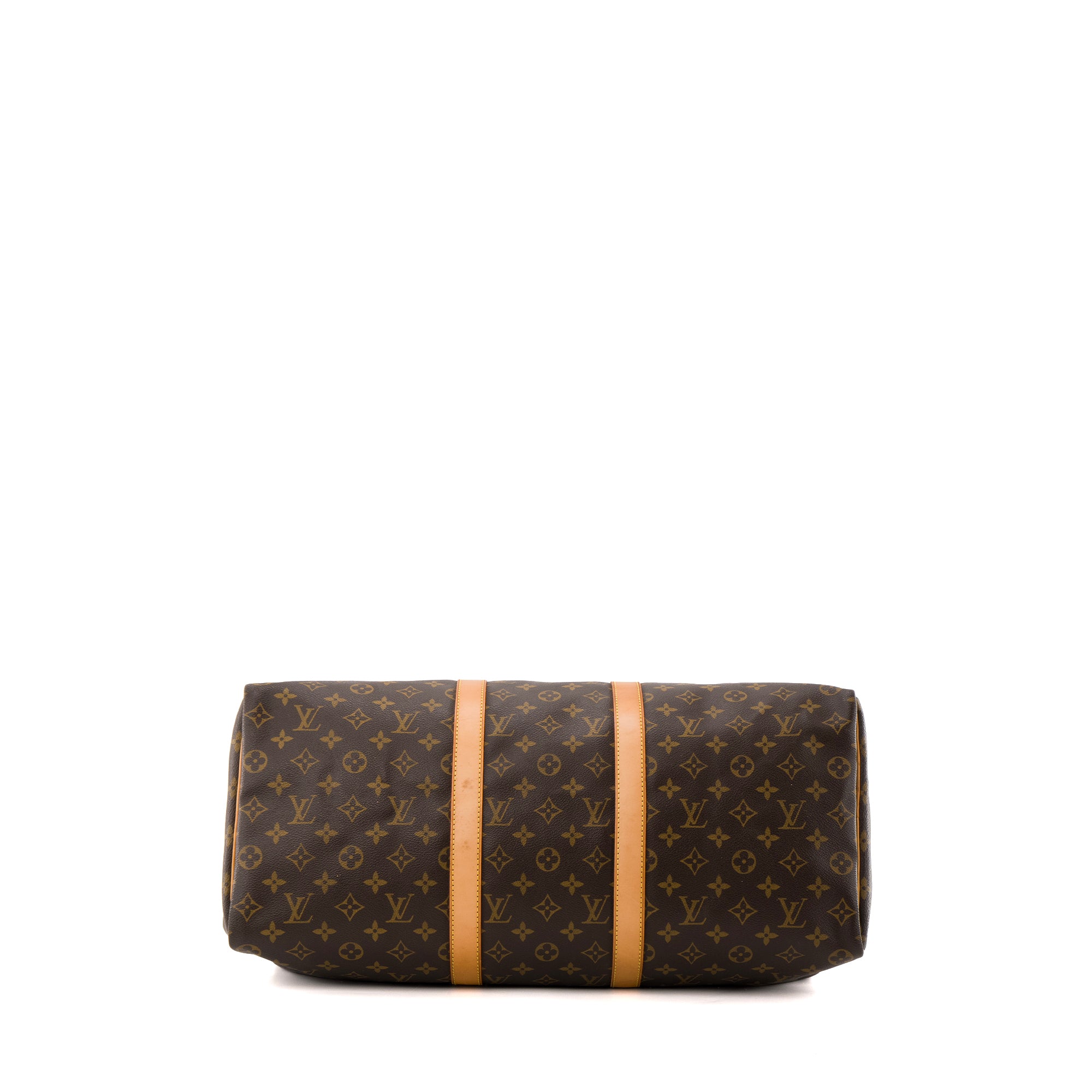 LOUIS VUITTON - Sac de voyage Keepall 50 Louis Vuitton en toile enduite monogrammée vintage