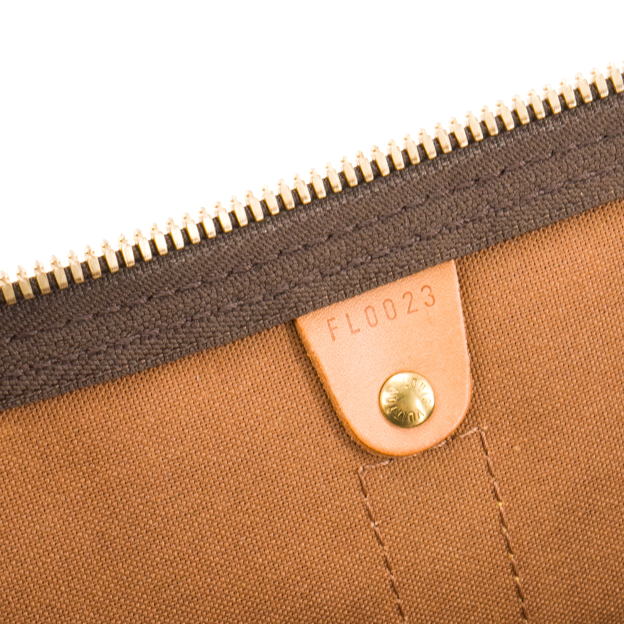 LOUIS VUITTON - Sac de voyage Keepall 50 Louis Vuitton en toile enduite monogrammée vintage