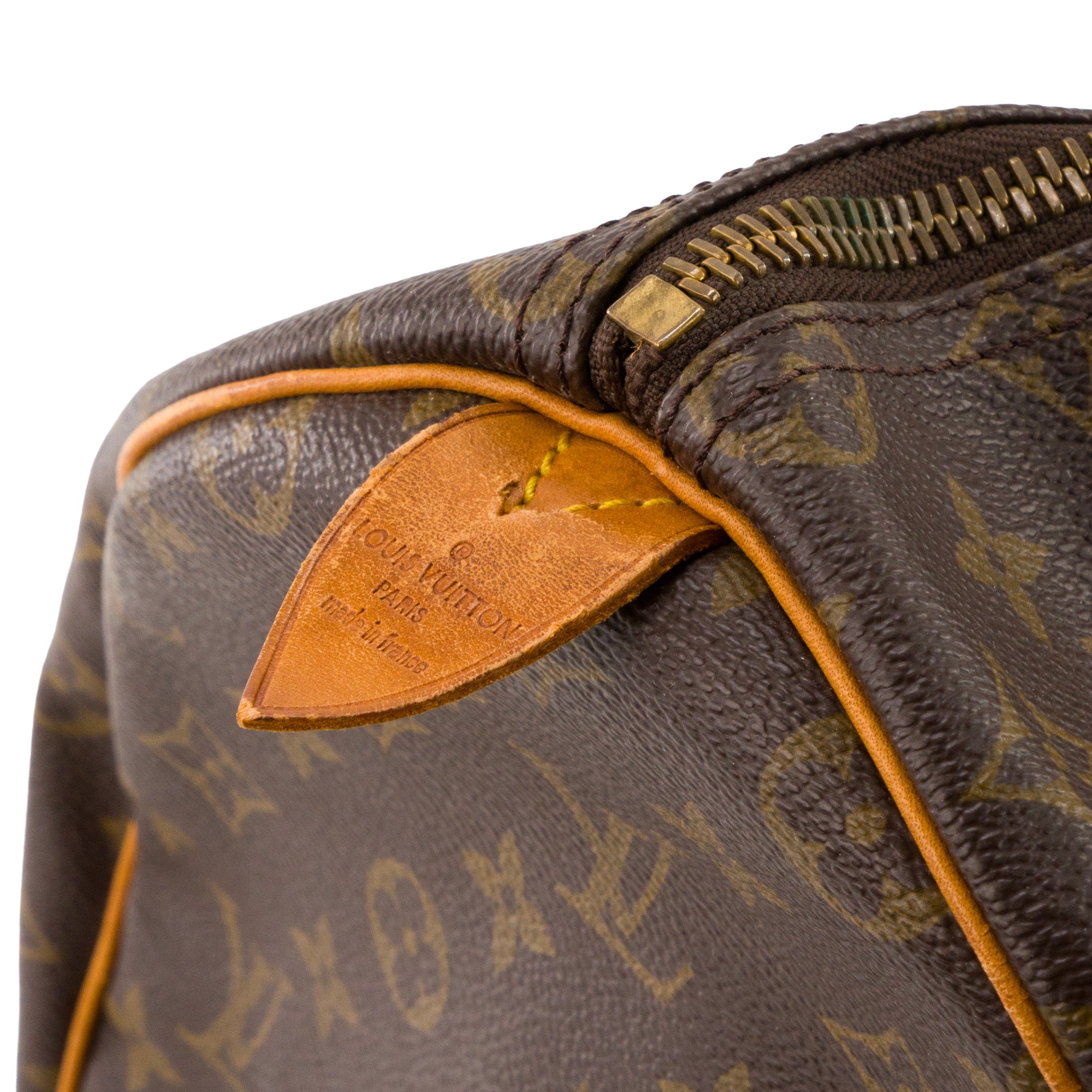 LOUIS VUITTON - Sac de voyage Keepall 50 Louis Vuitton en toile enduite monogrammée vintage