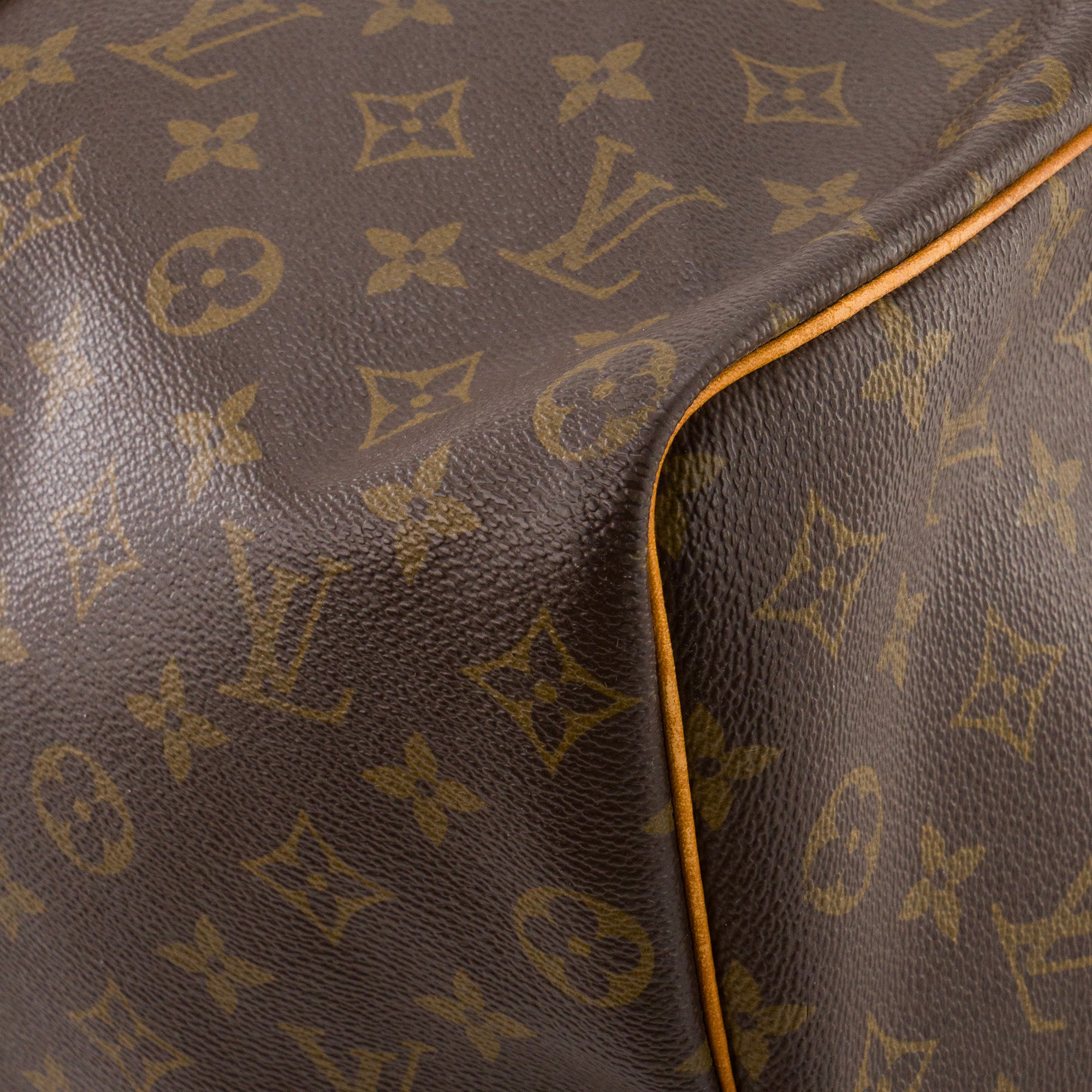 LOUIS VUITTON - Sac de voyage Keepall 50 Louis Vuitton en toile enduite monogrammée vintage