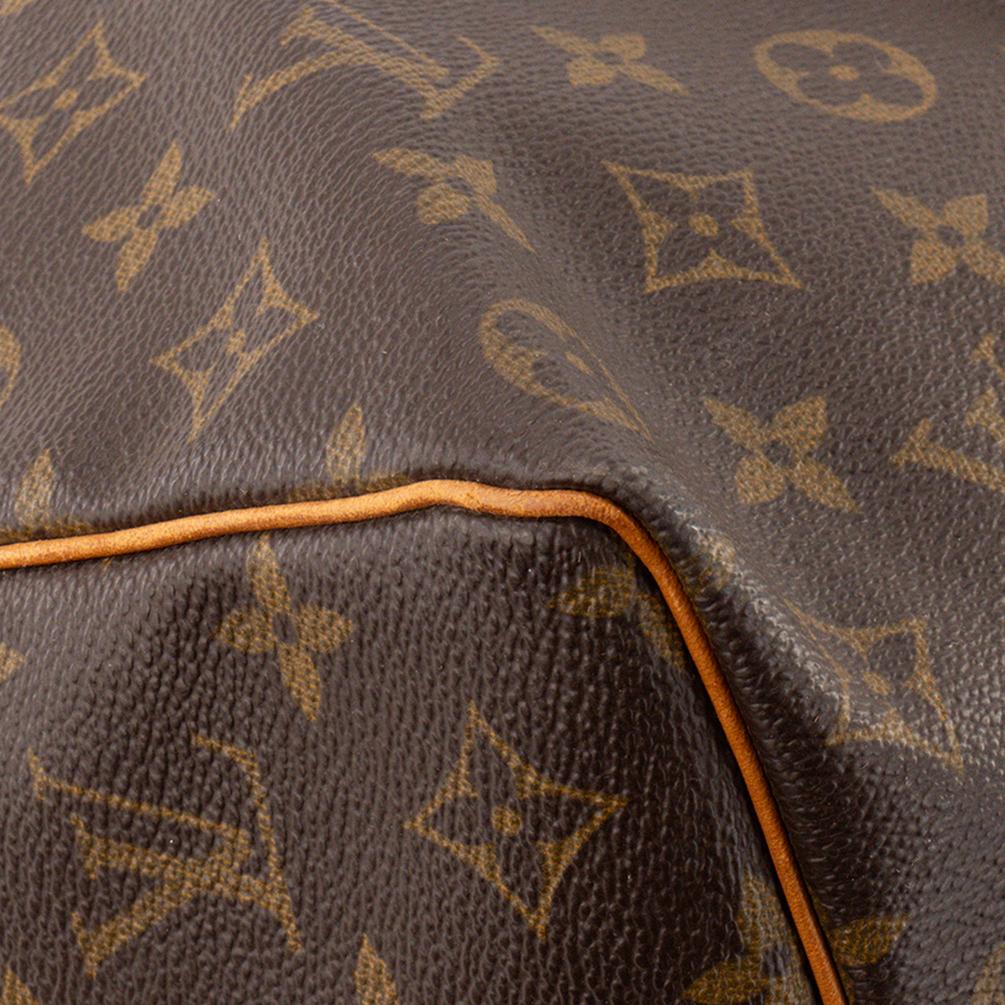 LOUIS VUITTON - Sac de voyage Keepall 50 Louis Vuitton en toile enduite monogrammée vintage