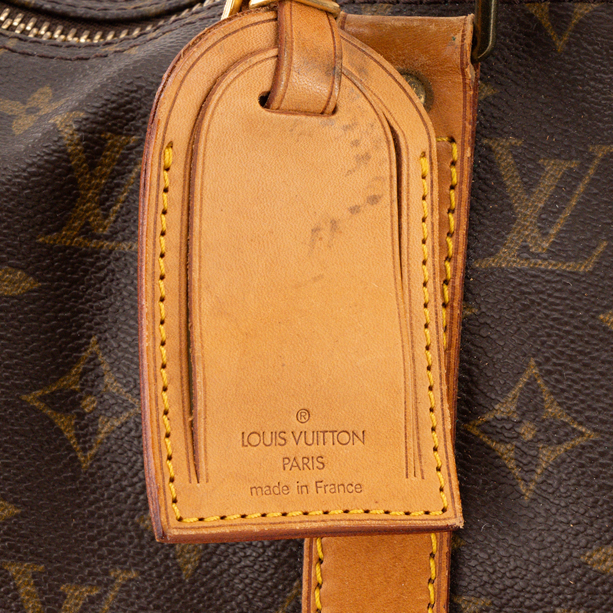 LOUIS VUITTON - Sac de voyage Keepall 50 Louis Vuitton en toile enduite monogrammée vintage