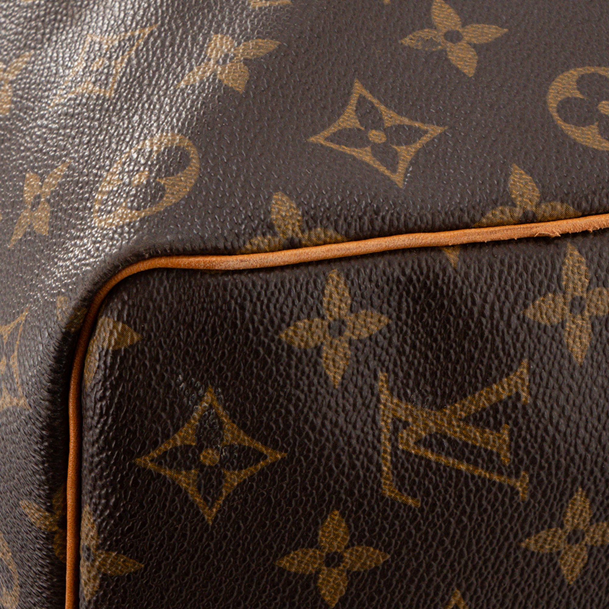 LOUIS VUITTON - Sac de voyage Keepall 50 Louis Vuitton en toile enduite monogrammée vintage