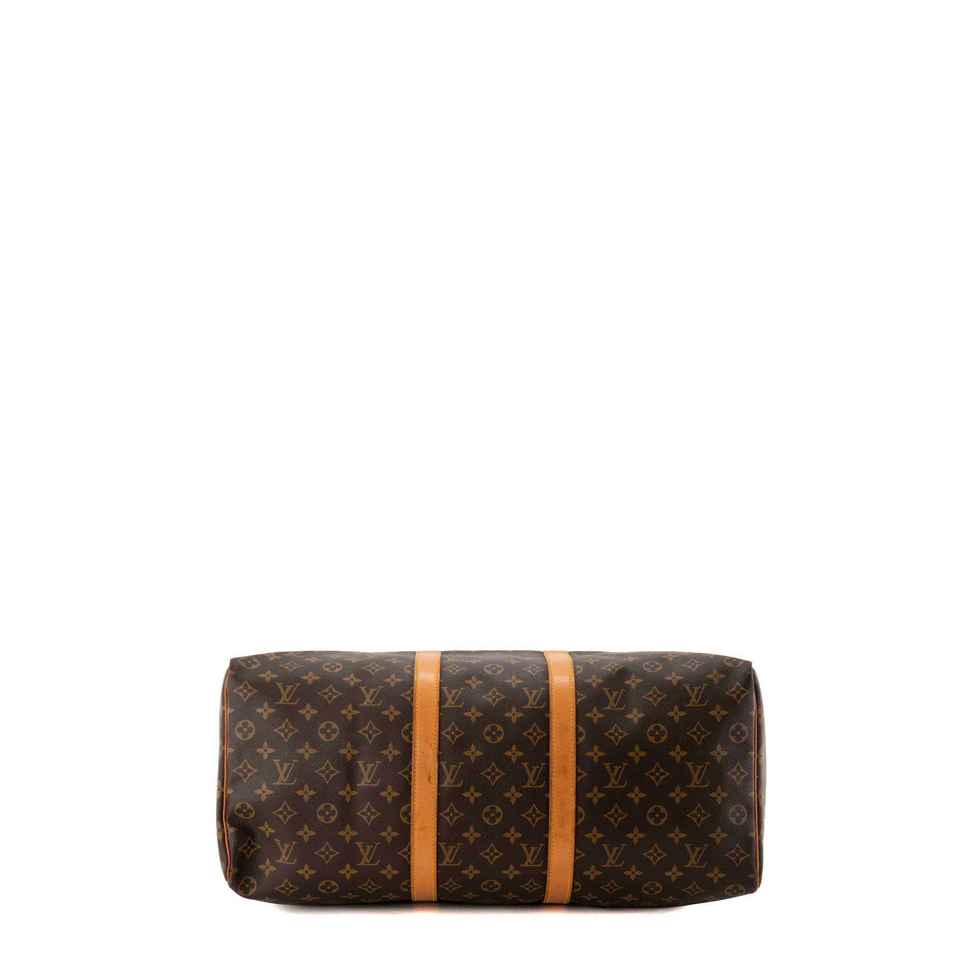LOUIS VUITTON - Sac de voyage Keepall 50 Louis Vuitton en toile enduite monogrammée vintage