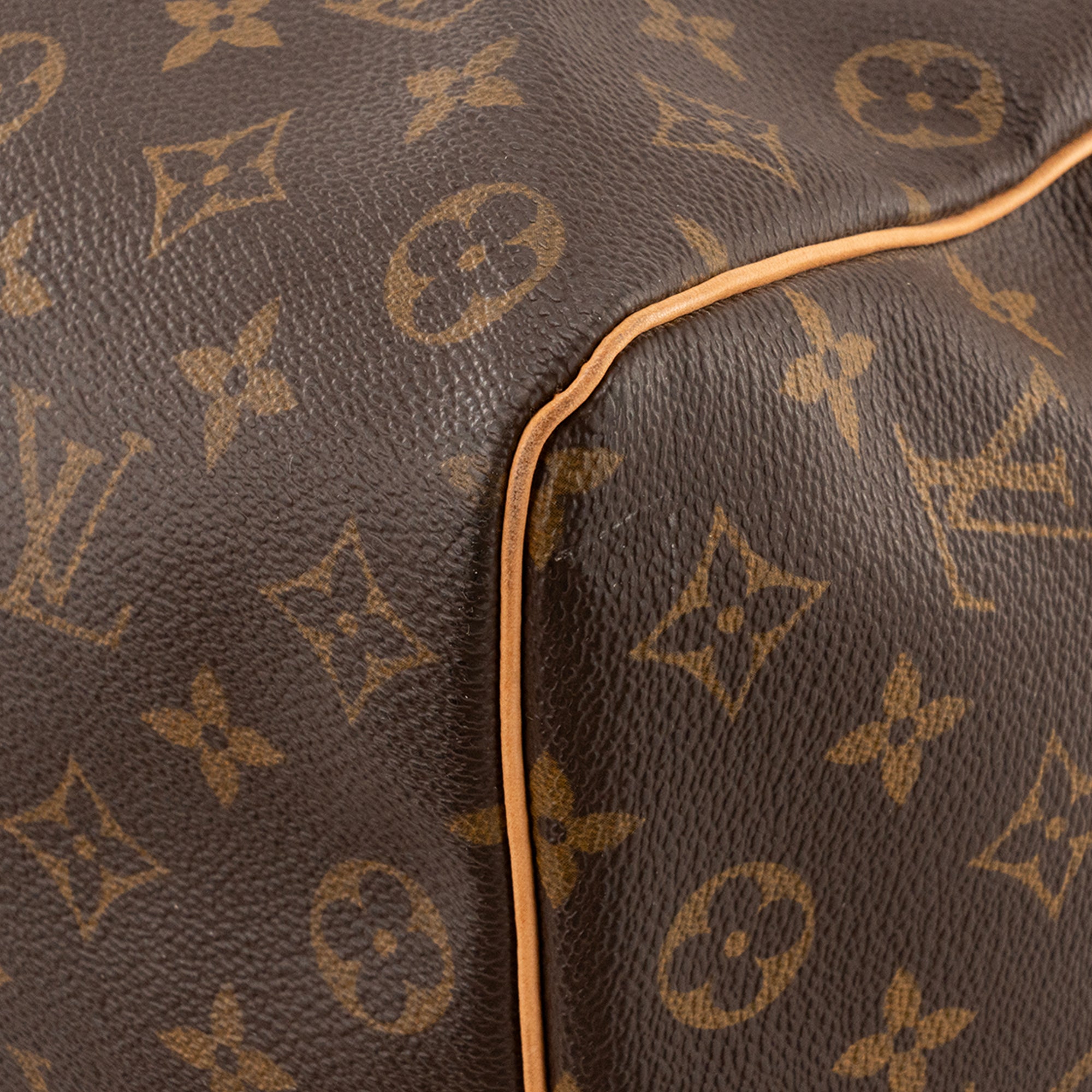 LOUIS VUITTON - Sac de voyage Keepall 50 Louis Vuitton en toile enduite monogrammée vintage