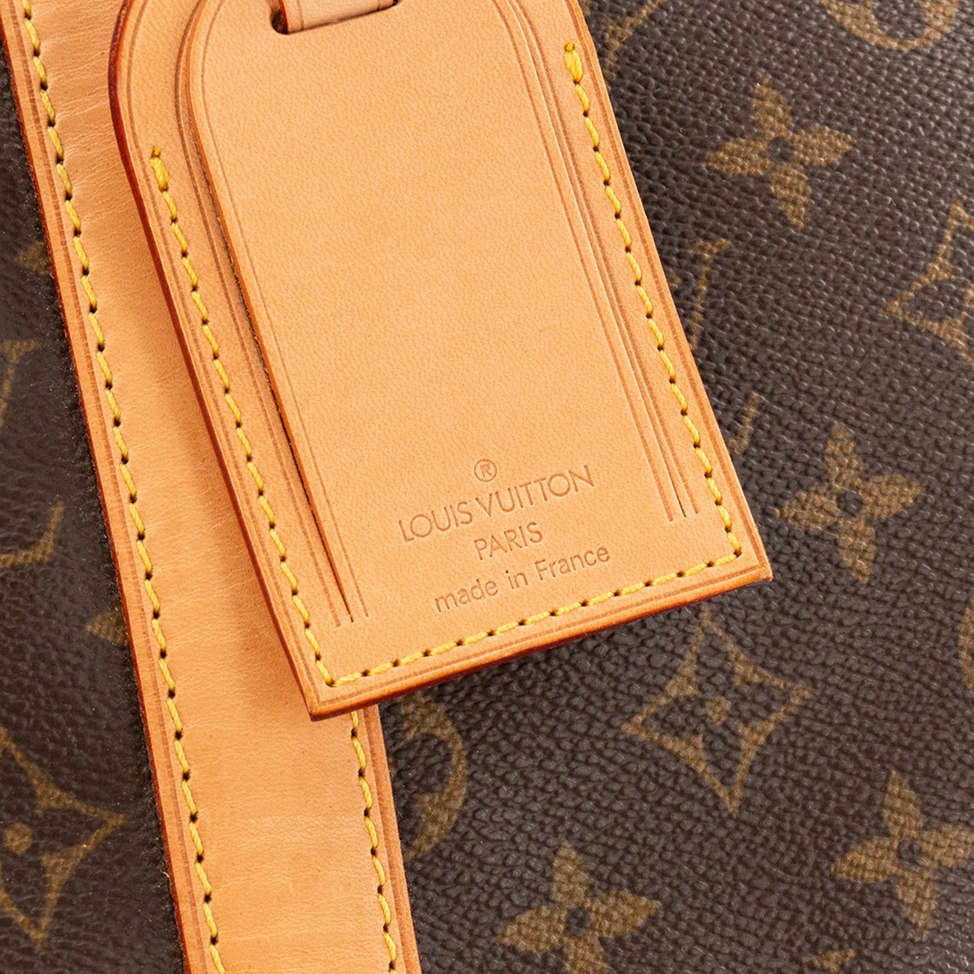 LOUIS VUITTON - Sac de voyage Keepall 50 Louis Vuitton en toile enduite monogrammée vintage