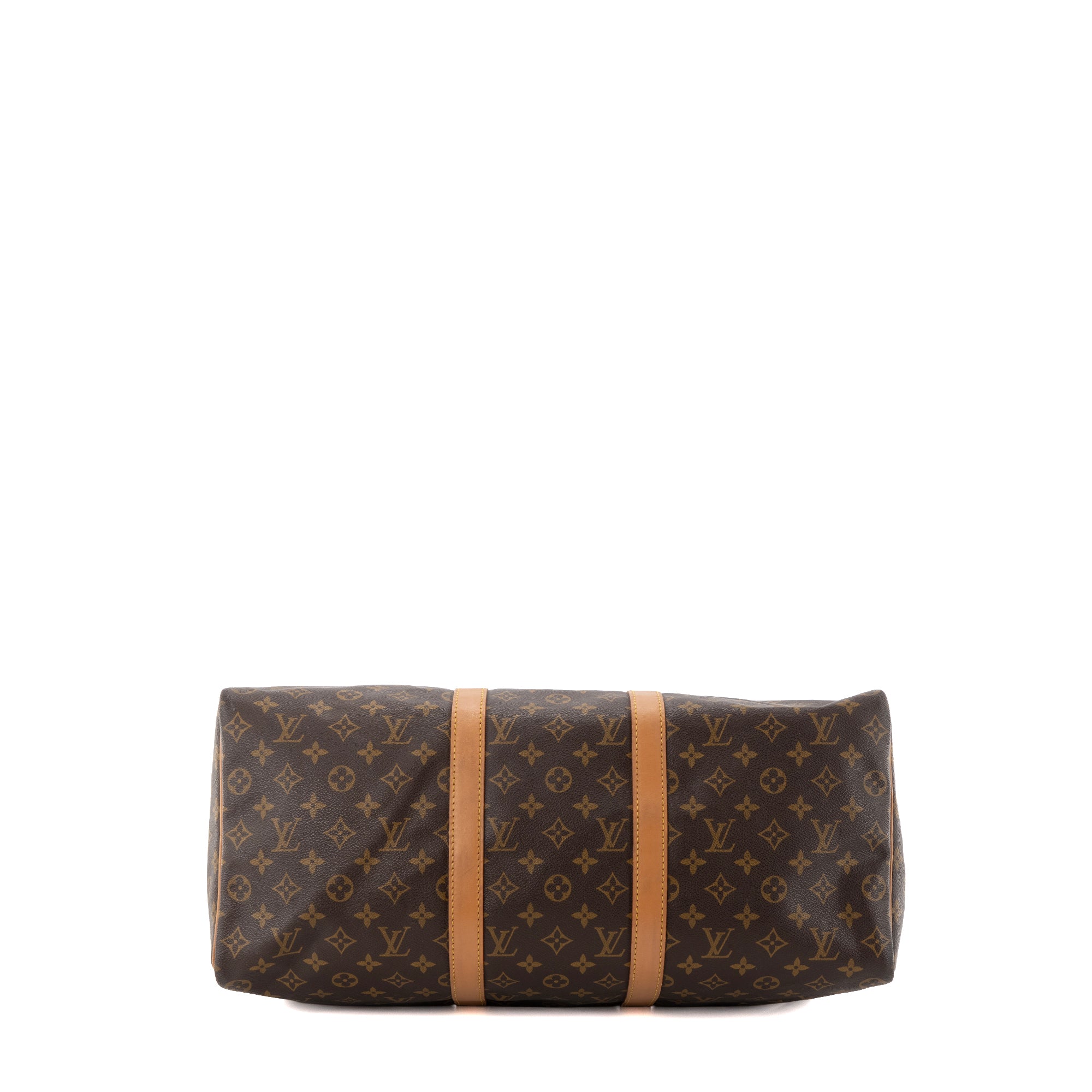 LOUIS VUITTON - Sac de voyage Keepall 50 Louis Vuitton en toile enduite monogrammée vintage