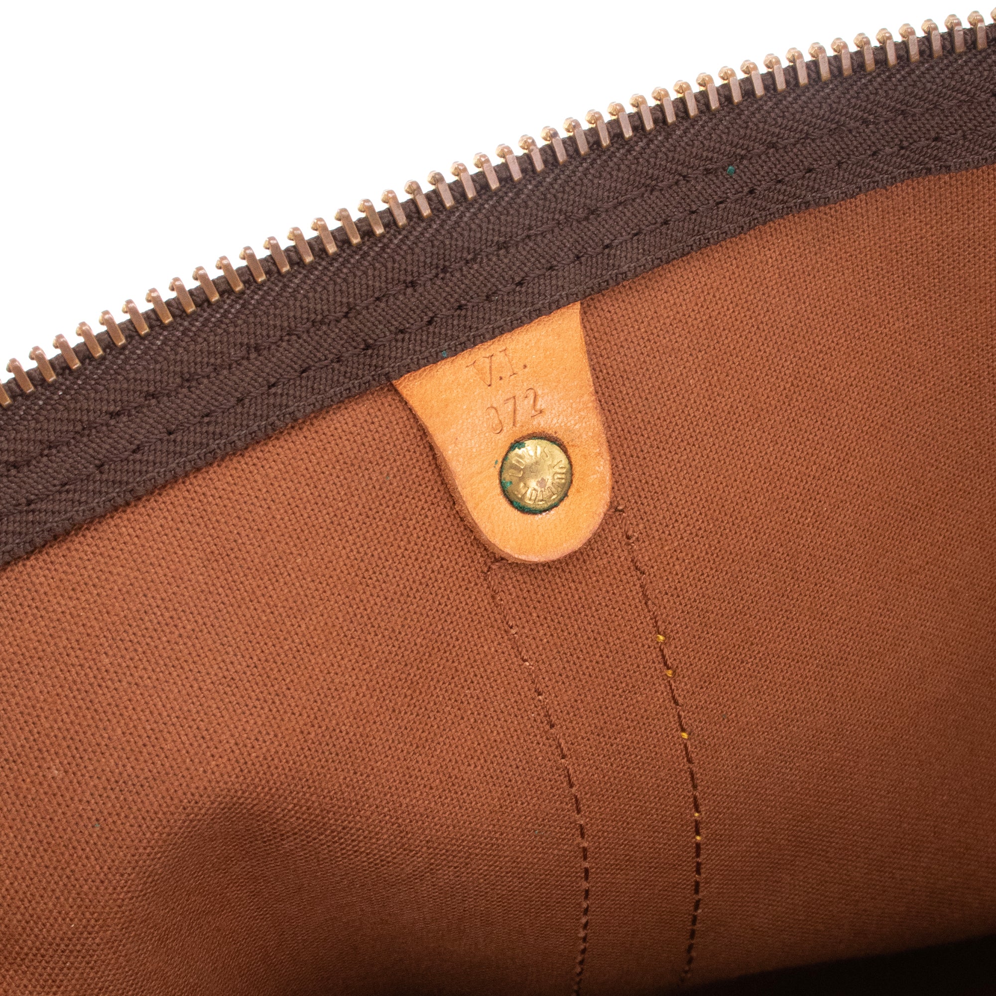LOUIS VUITTON - Sac de voyage Keepall 50 Louis Vuitton en toile monogrammée vintage
