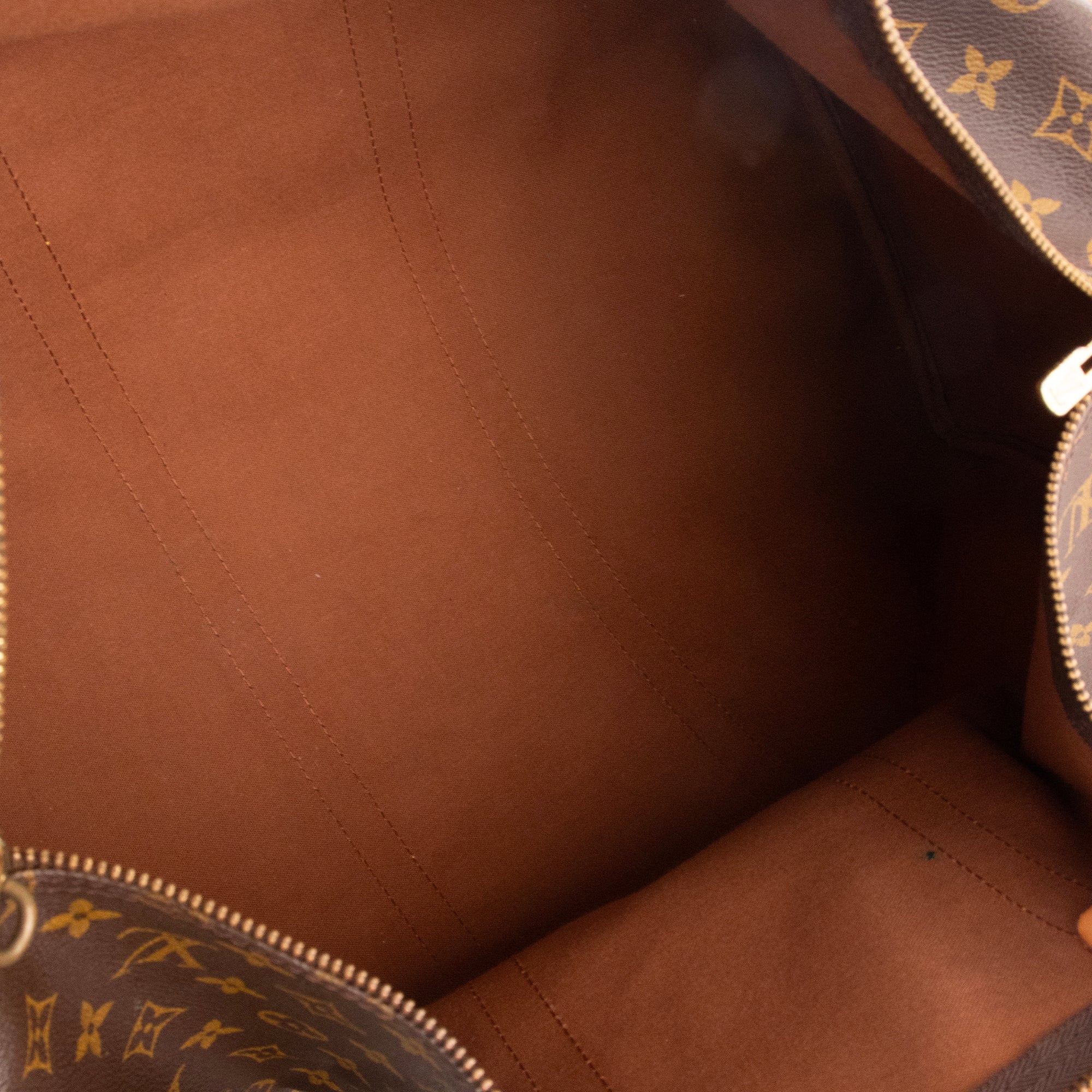 LOUIS VUITTON - Sac de voyage Keepall 50 Louis Vuitton en toile monogrammée vintage