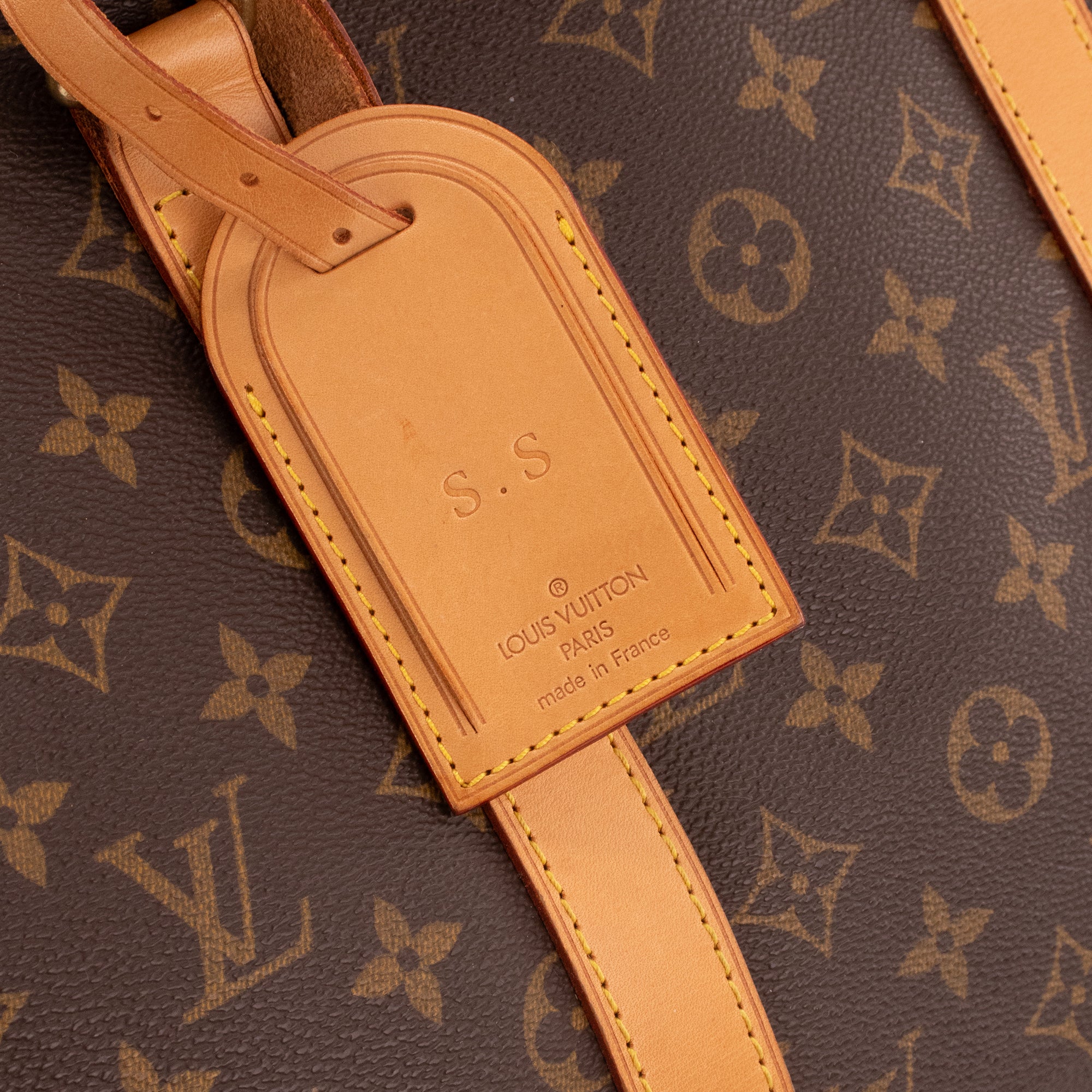 LOUIS VUITTON - Sac de voyage Keepall 50 Louis Vuitton en toile monogrammée vintage