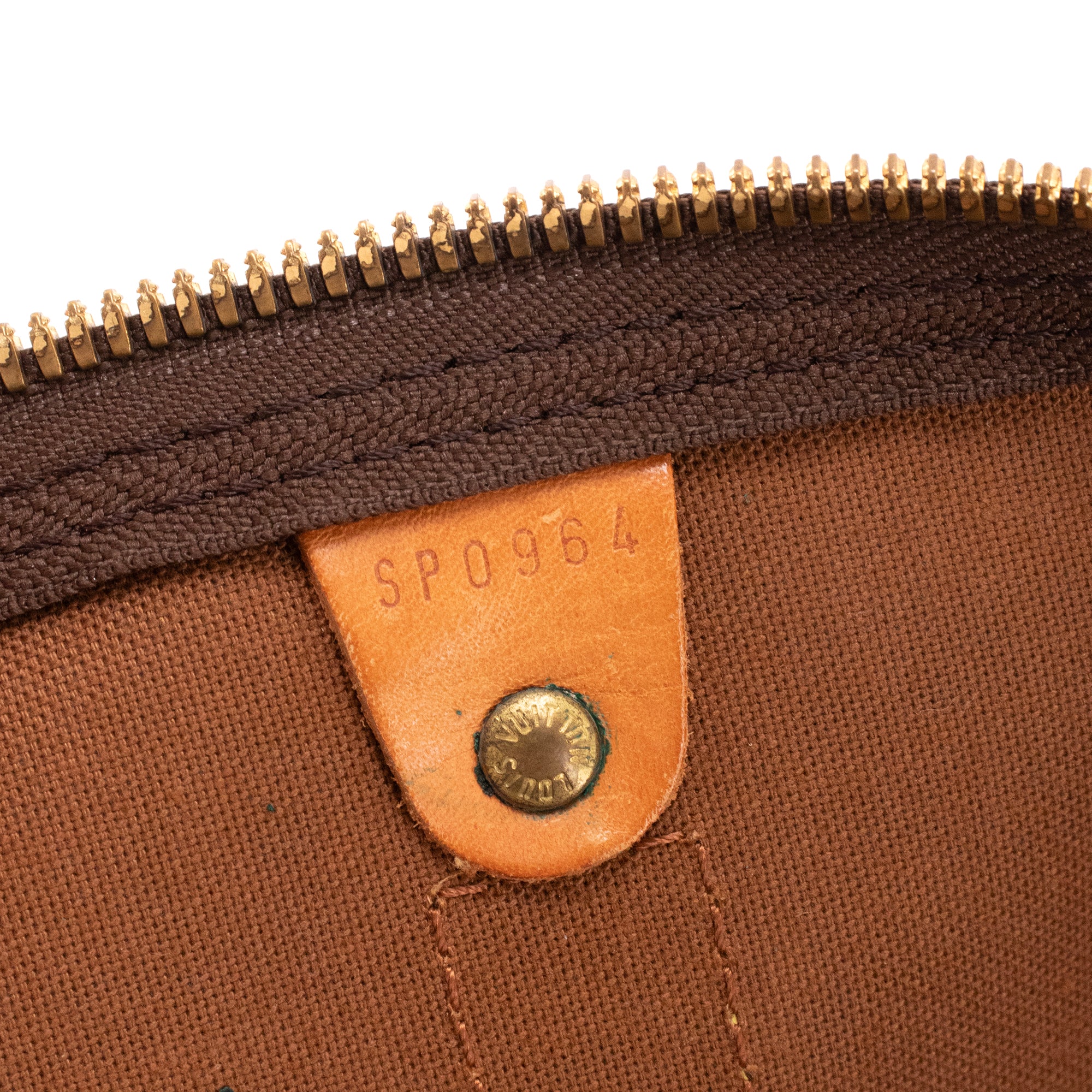 LOUIS VUITTON - Sac de voyage Keepall 50 Louis Vuitton en toile monogrammée vintage