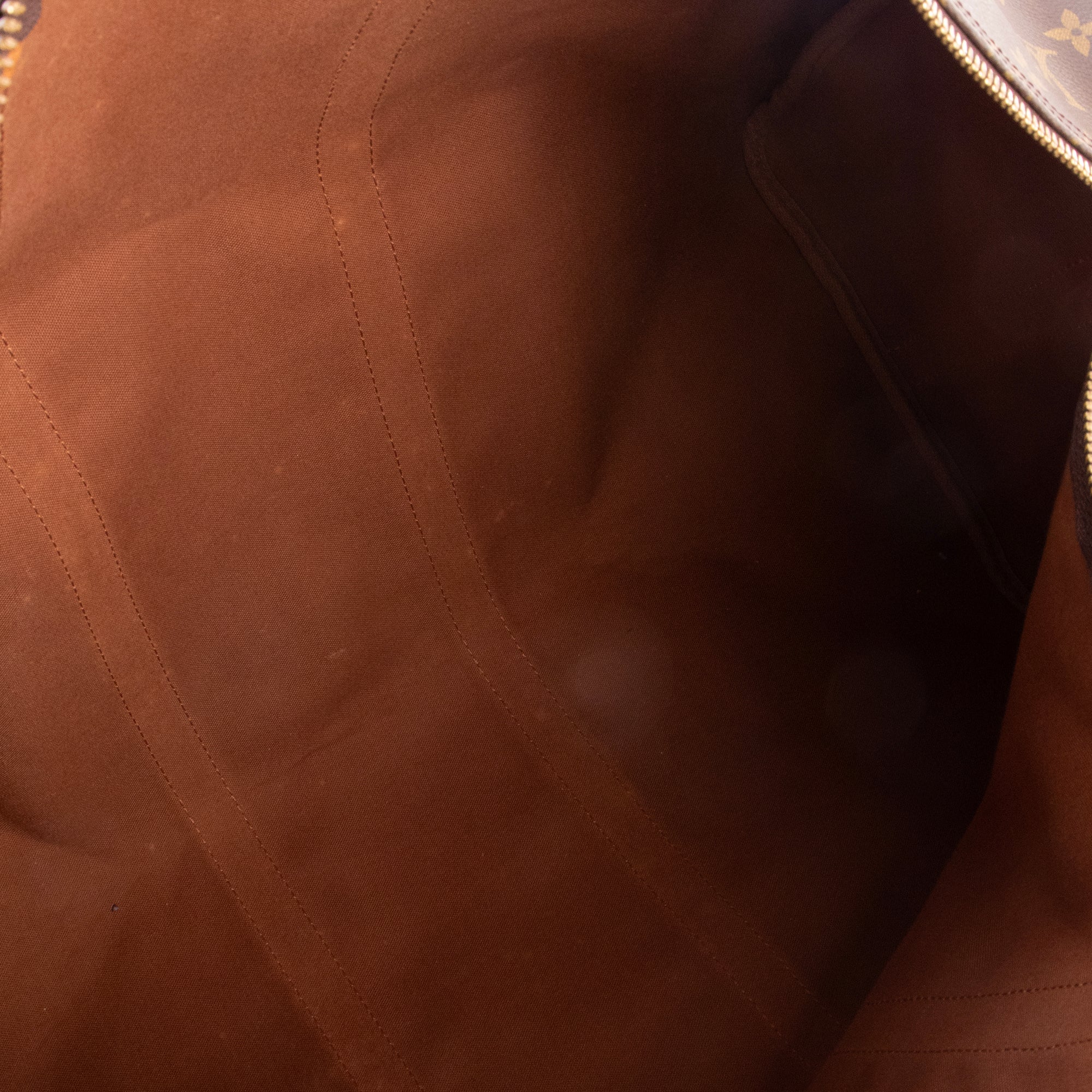 LOUIS VUITTON - Sac de voyage Keepall 55 bandoulière Louis Vuitton en toile enduite monogrammée vintage