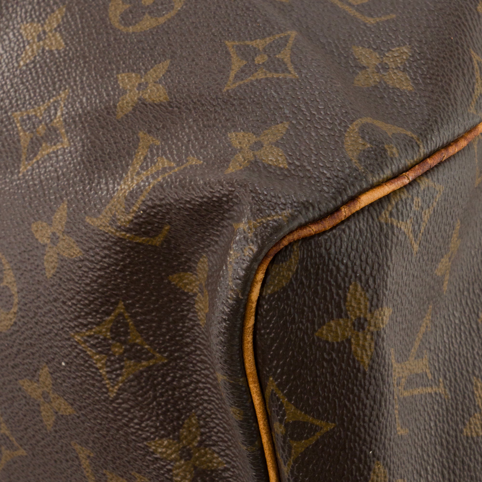 LOUIS VUITTON - Sac de voyage Keepall 55 bandoulière Louis Vuitton en toile enduite monogrammée vintage