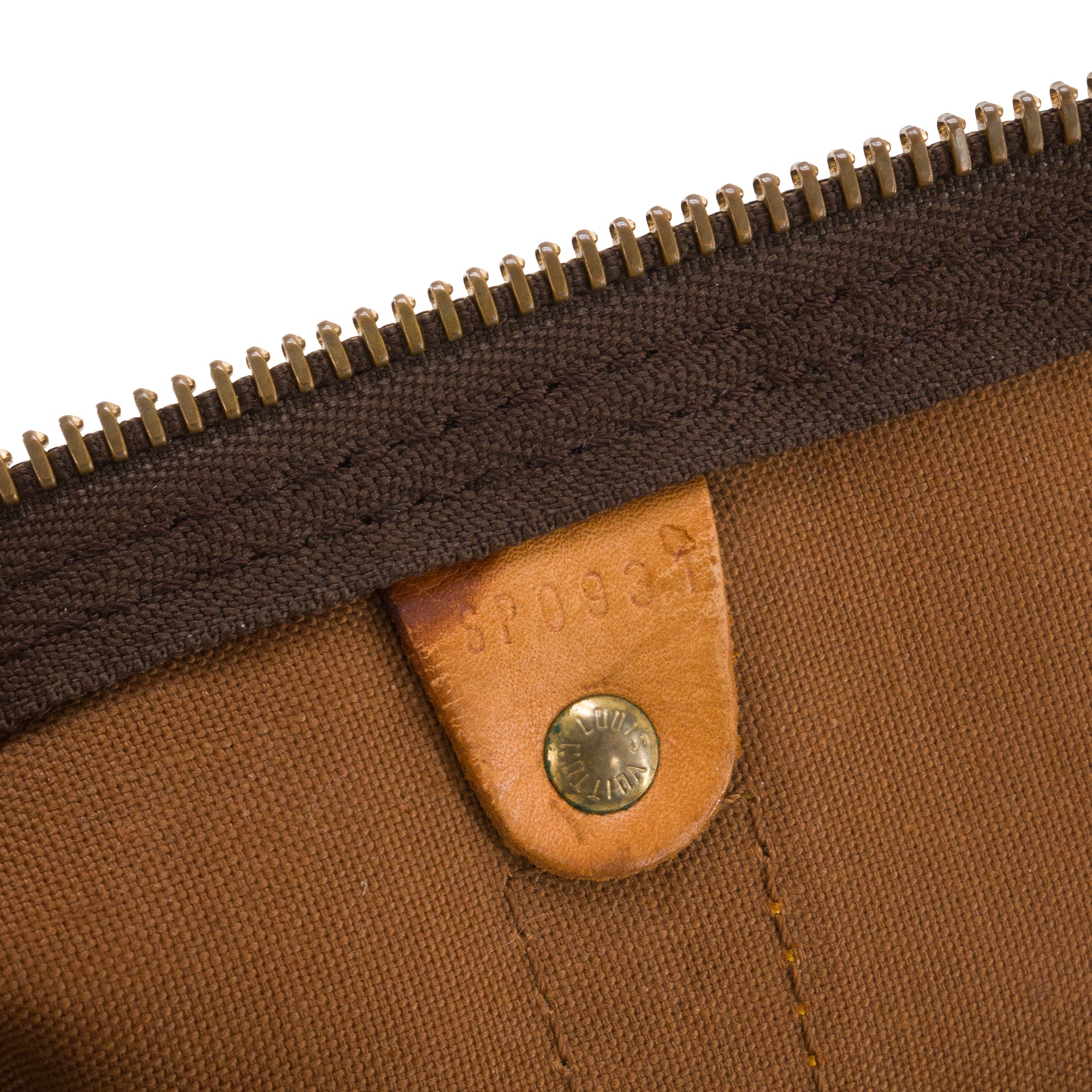 LOUIS VUITTON - Sac de voyage Keepall 55 bandoulière Louis Vuitton en toile enduite monogrammée vintage