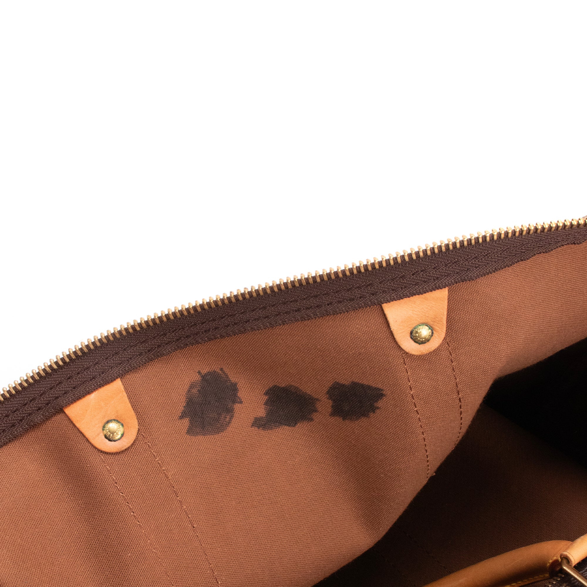 LOUIS VUITTON - Sac de voyage Keepall 55 bandoulière Louis Vuitton en toile enduite monogrammée vintage