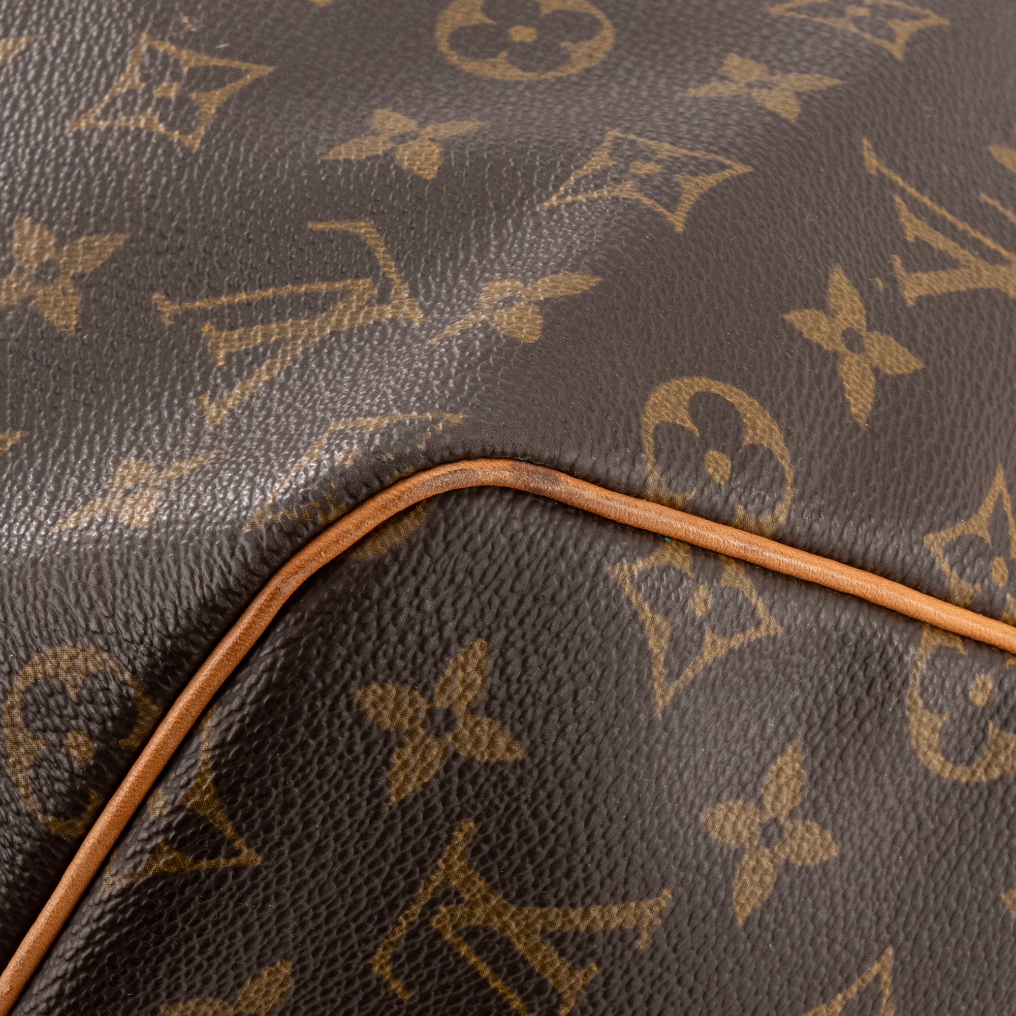 LOUIS VUITTON - Sac de voyage Keepall 55 Louis Vuitton en toile enduite monogrammée vintage
