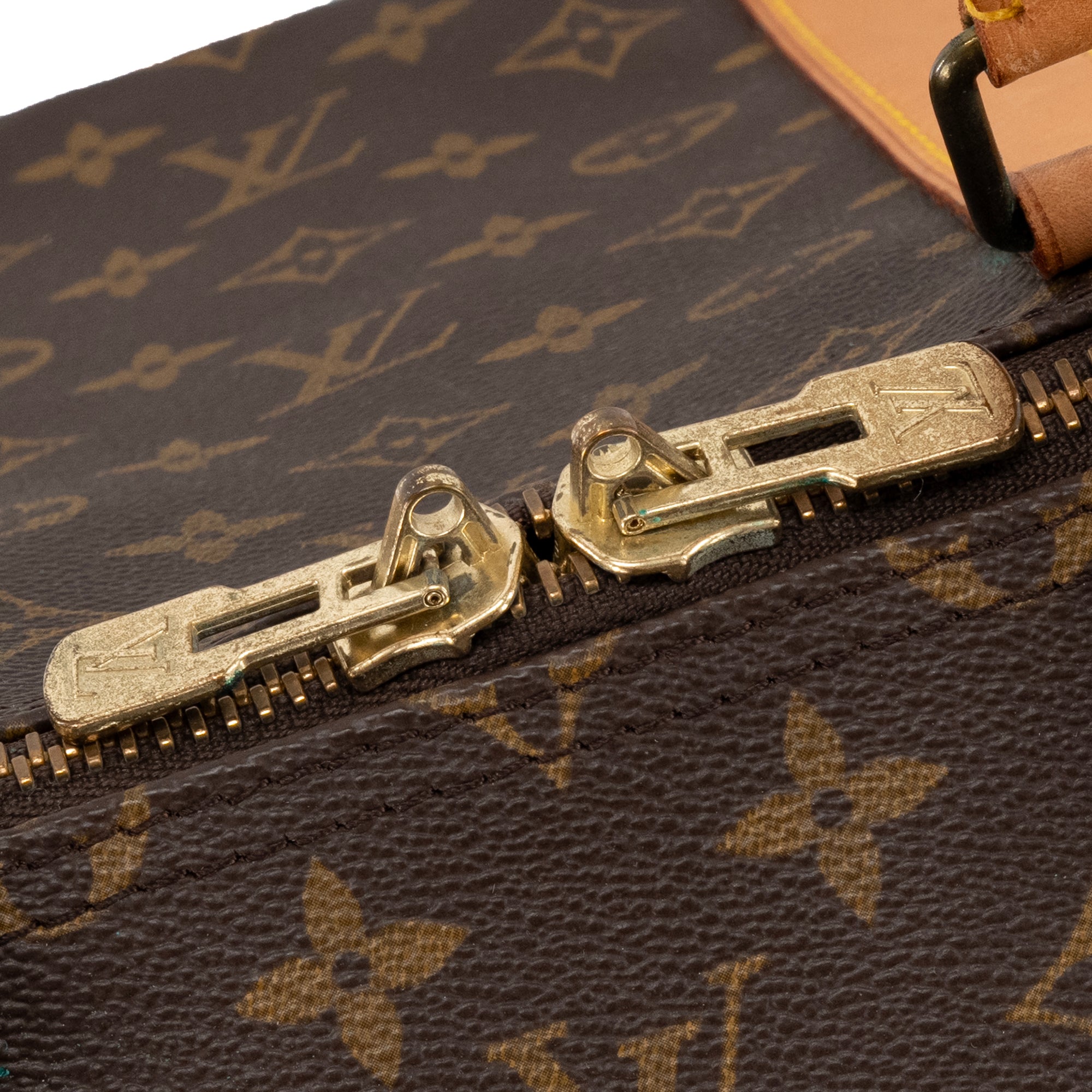 LOUIS VUITTON - Sac de voyage Keepall 55 Louis Vuitton en toile enduite monogrammée vintage