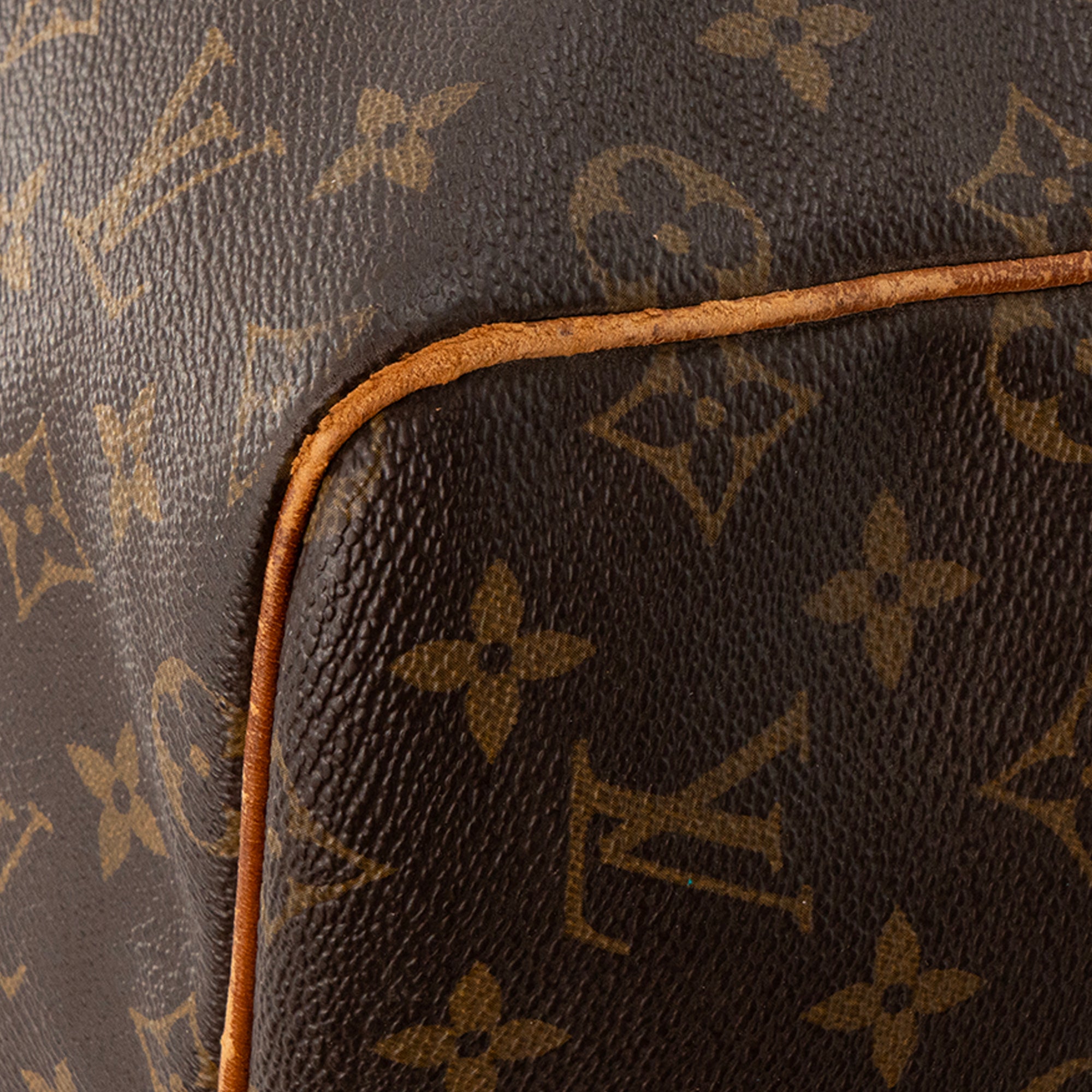 LOUIS VUITTON - Sac de voyage Keepall 55 Louis Vuitton en toile enduite monogrammée vintage