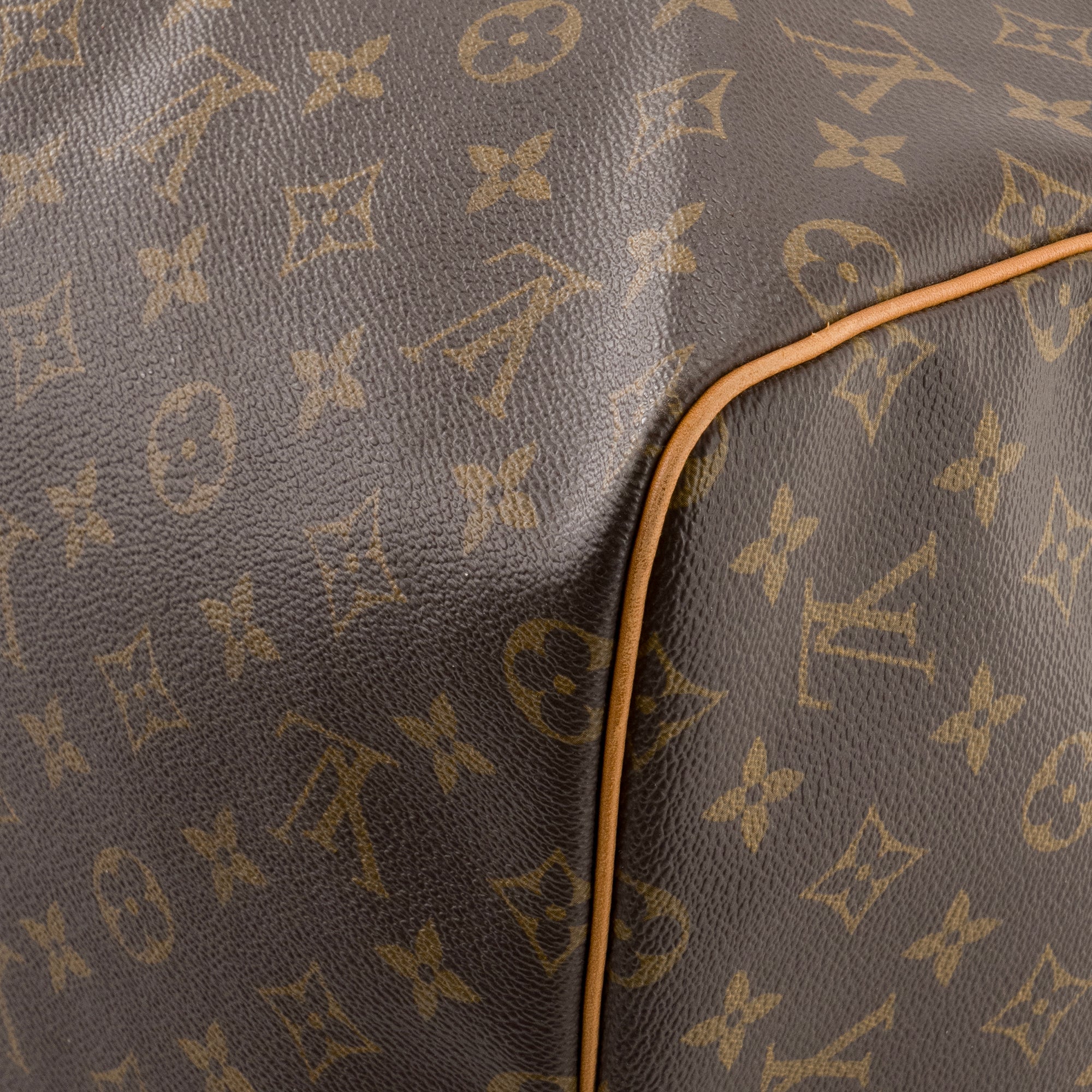 LOUIS VUITTON - Sac de voyage Keepall 55 Louis Vuitton en toile enduite monogrammée vintage