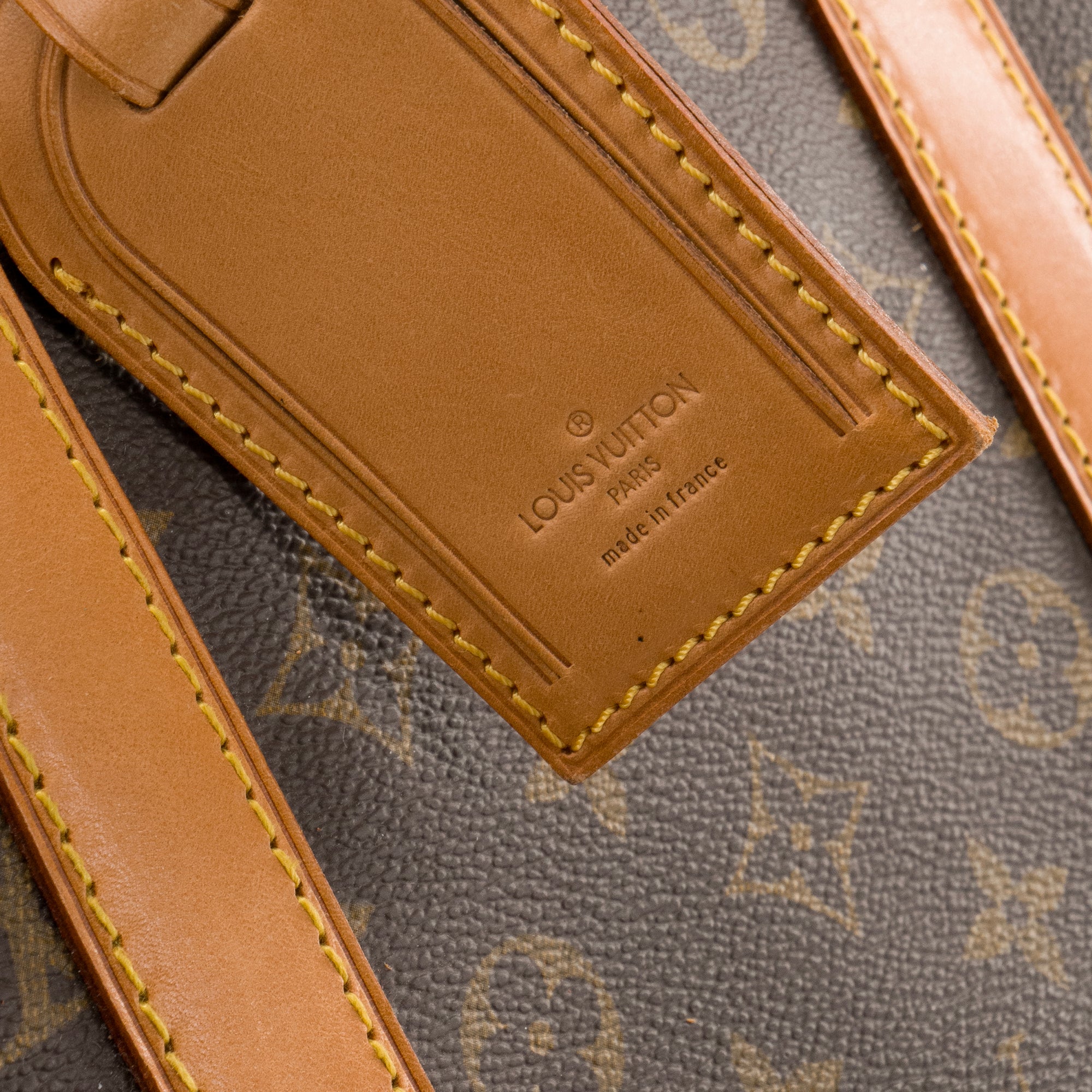 LOUIS VUITTON - Sac de voyage Keepall 55 Louis Vuitton en toile enduite monogrammée vintage