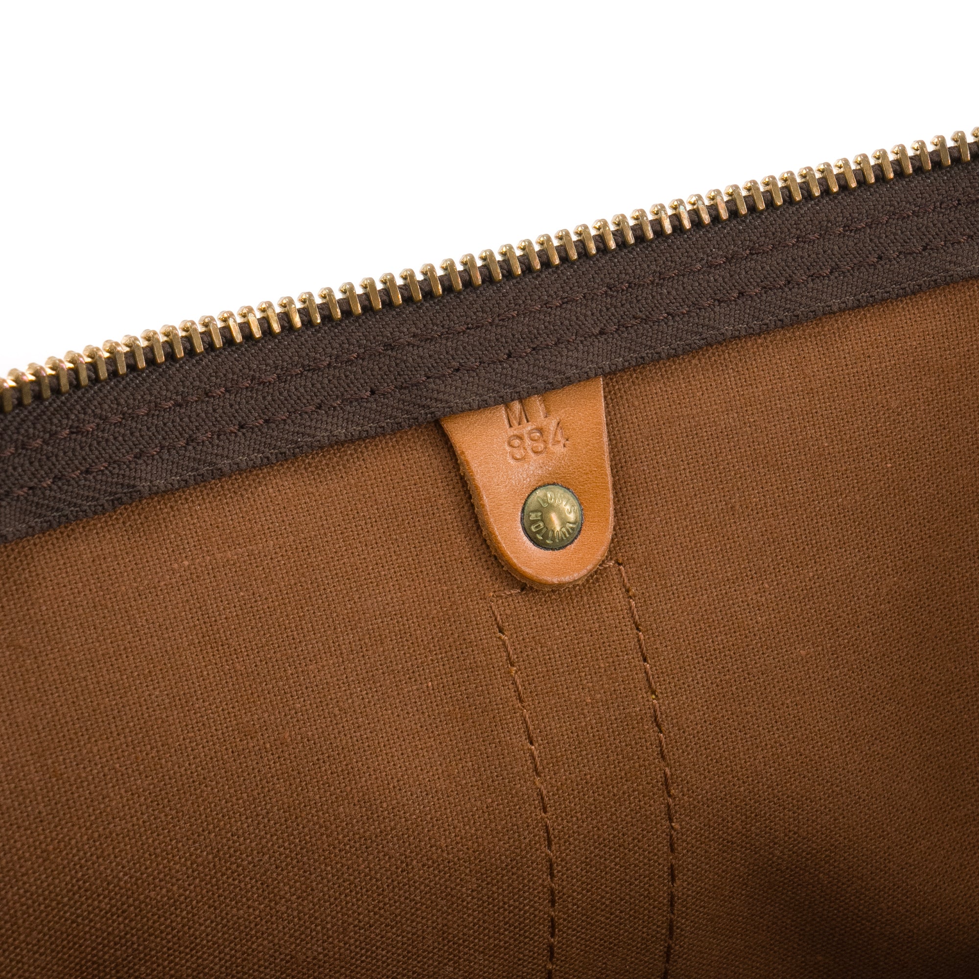 LOUIS VUITTON - Sac de voyage Keepall 55 Louis Vuitton en toile enduite monogrammée vintage