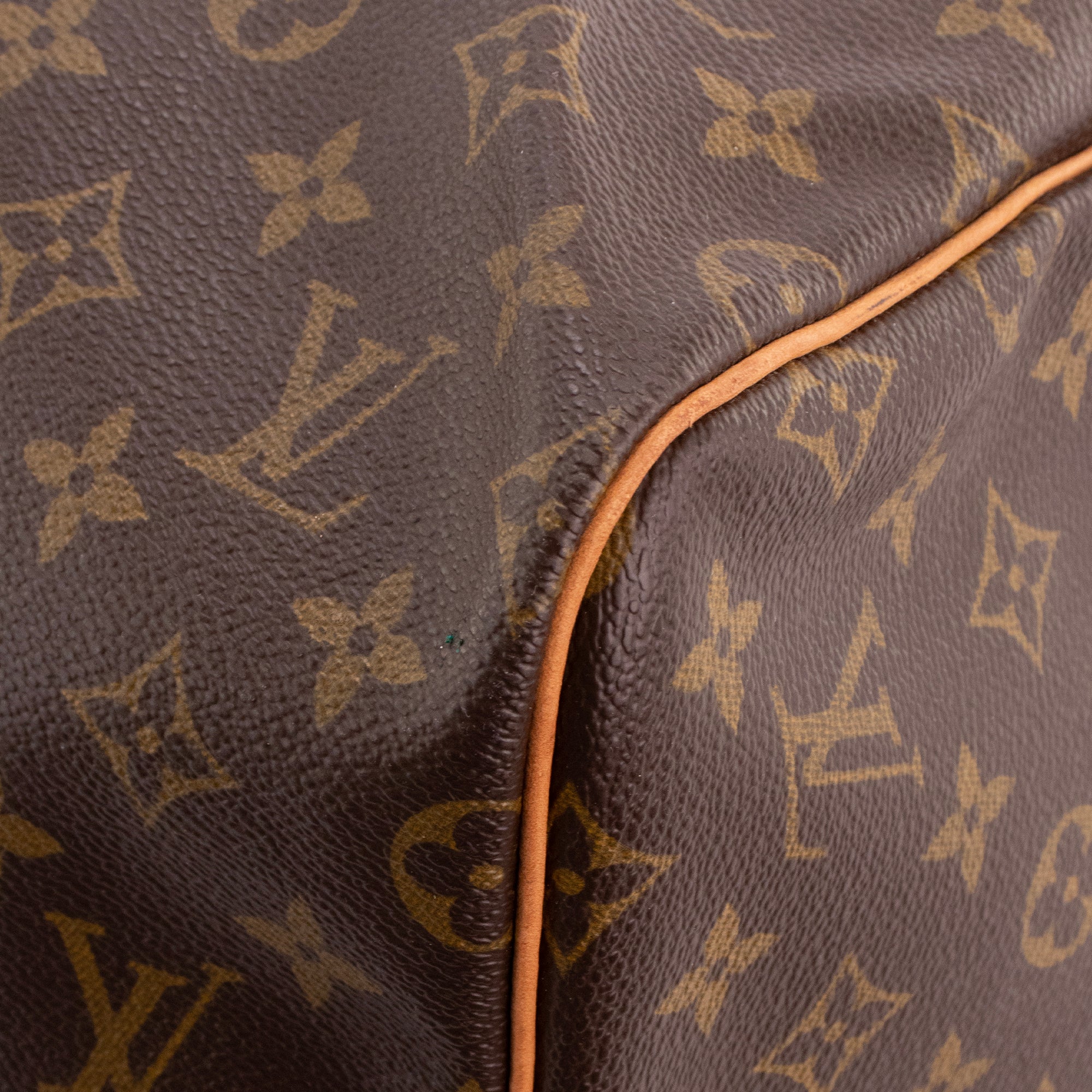LOUIS VUITTON - Sac de voyage Keepall 55 Louis Vuitton en toile enduite monogrammée vintage