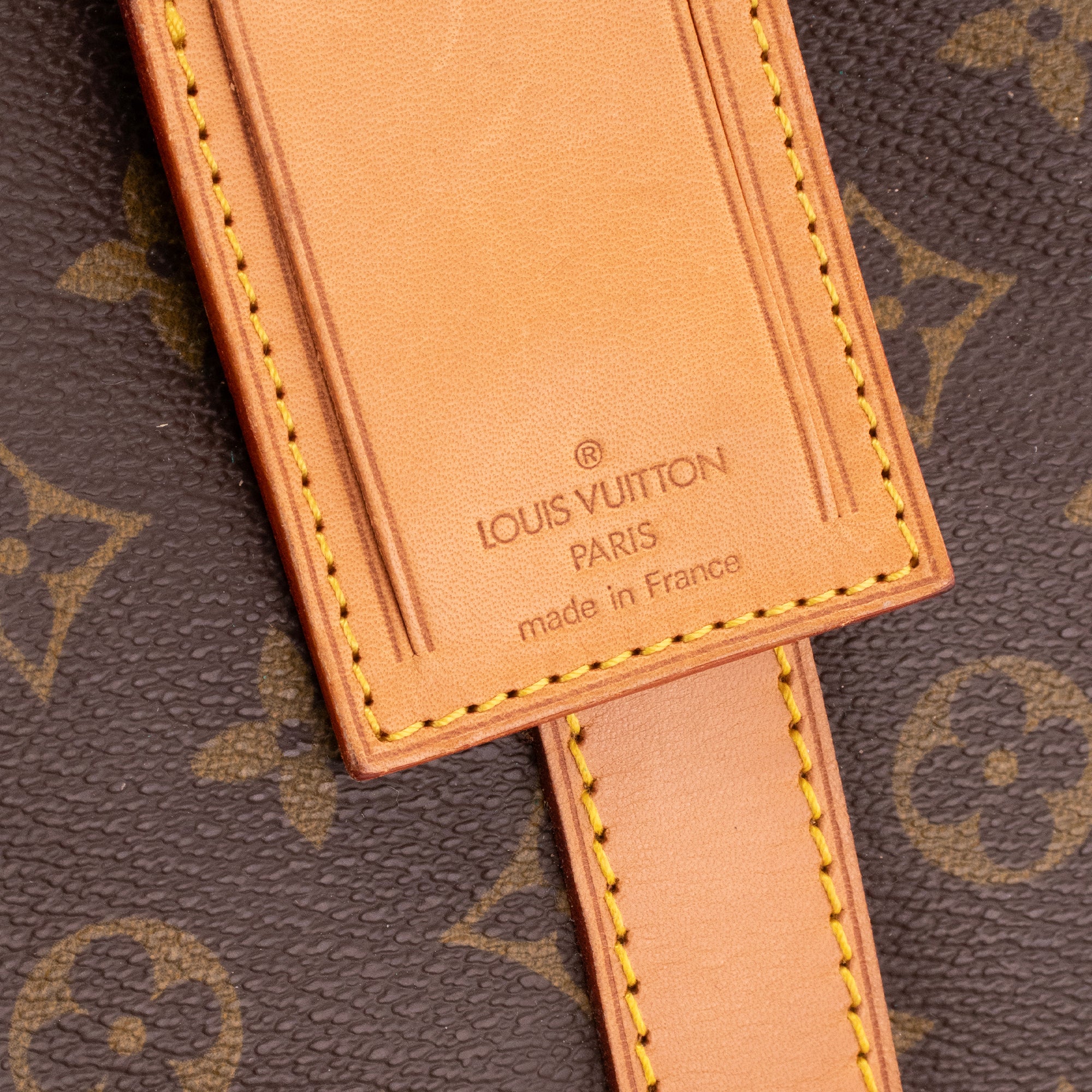 LOUIS VUITTON - Sac de voyage Keepall 55 Louis Vuitton en toile enduite monogrammée vintage