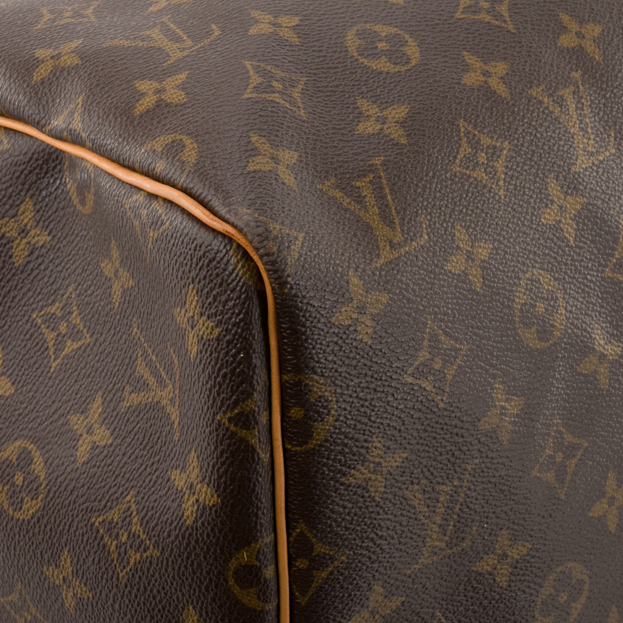 LOUIS VUITTON - Sac de voyage Keepall 55 Louis Vuitton en toile enduite monogrammée vintage