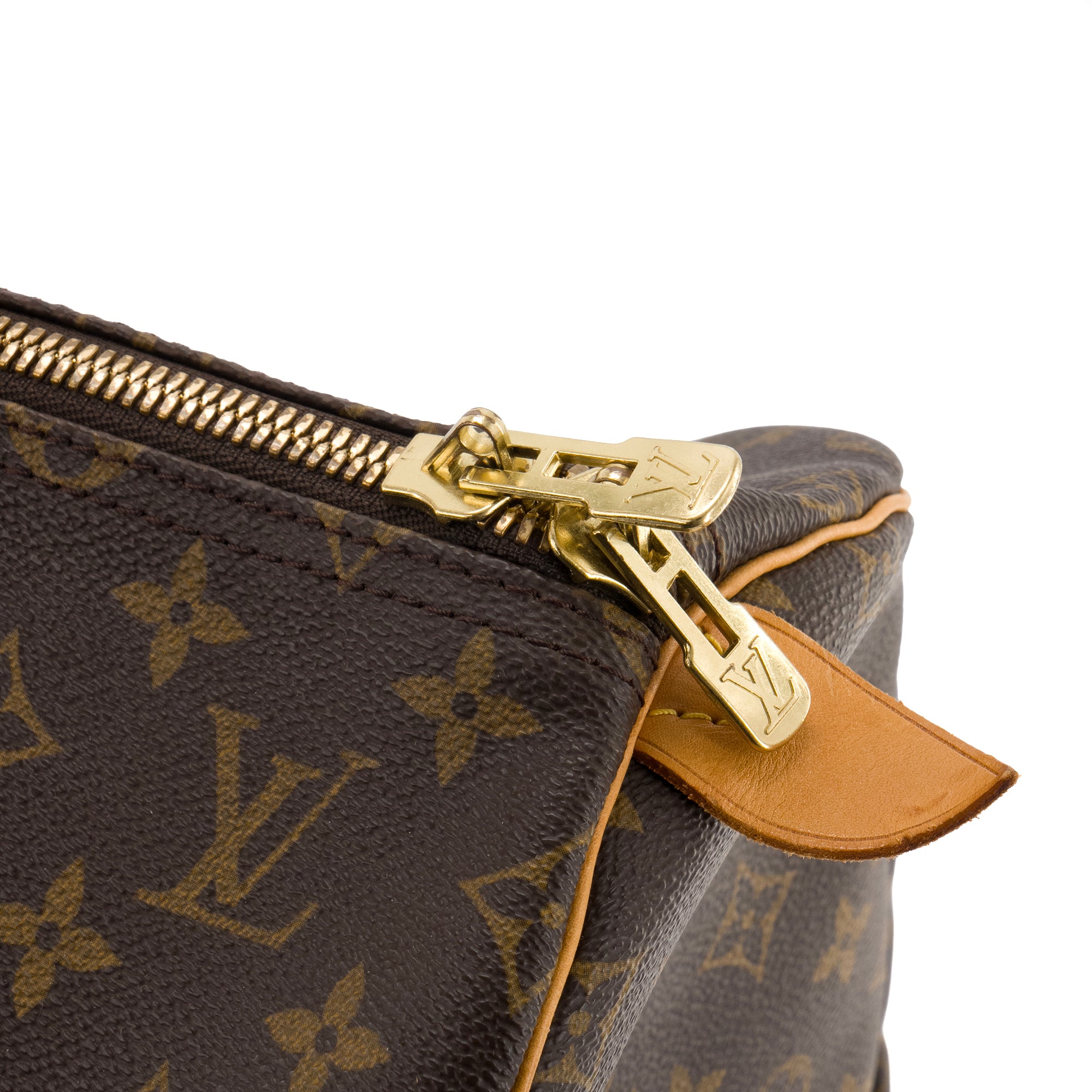 LOUIS VUITTON - Sac de voyage Keepall 55 Louis Vuitton en toile enduite monogrammée vintage