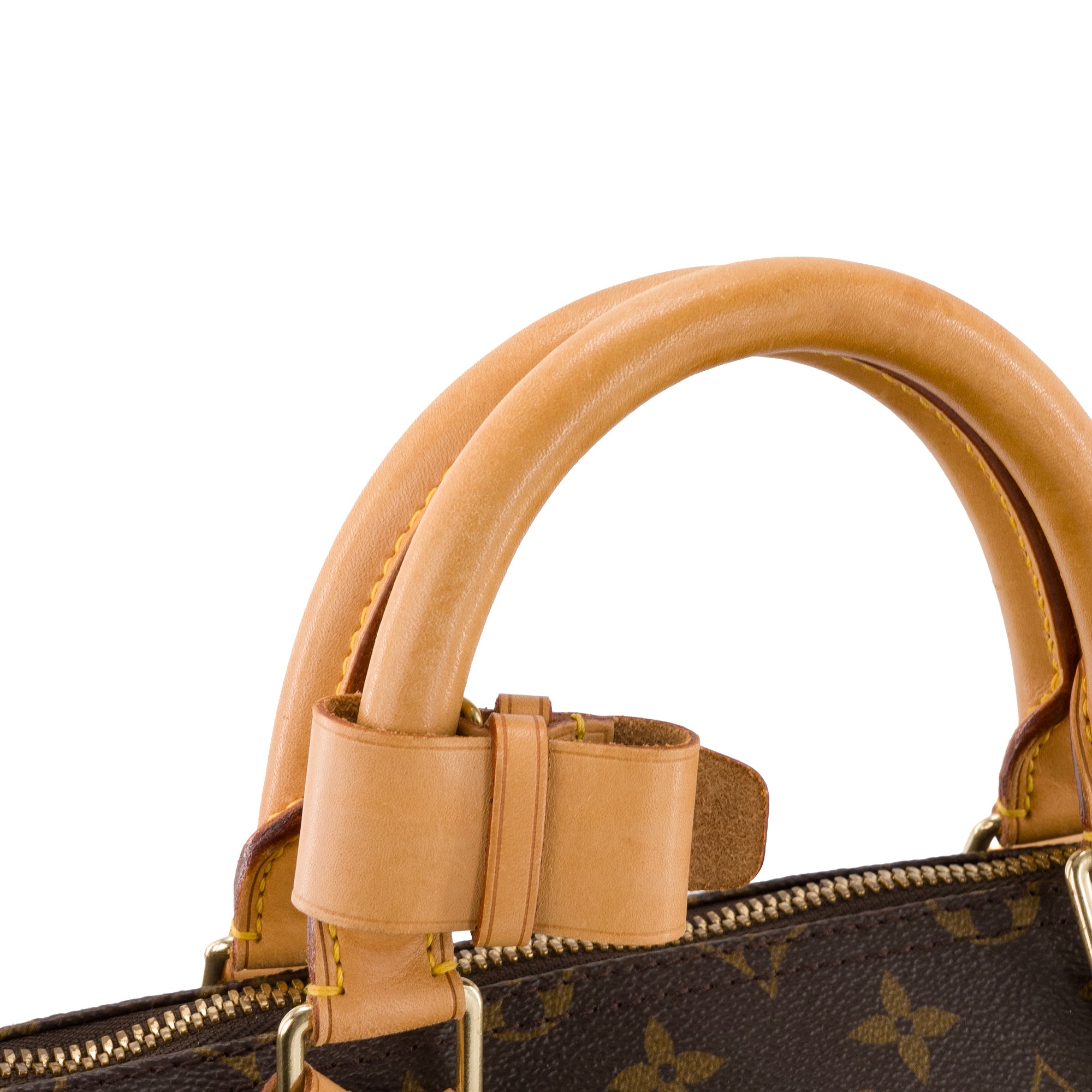 LOUIS VUITTON - Sac de voyage Keepall 55 Louis Vuitton en toile enduite monogrammée vintage